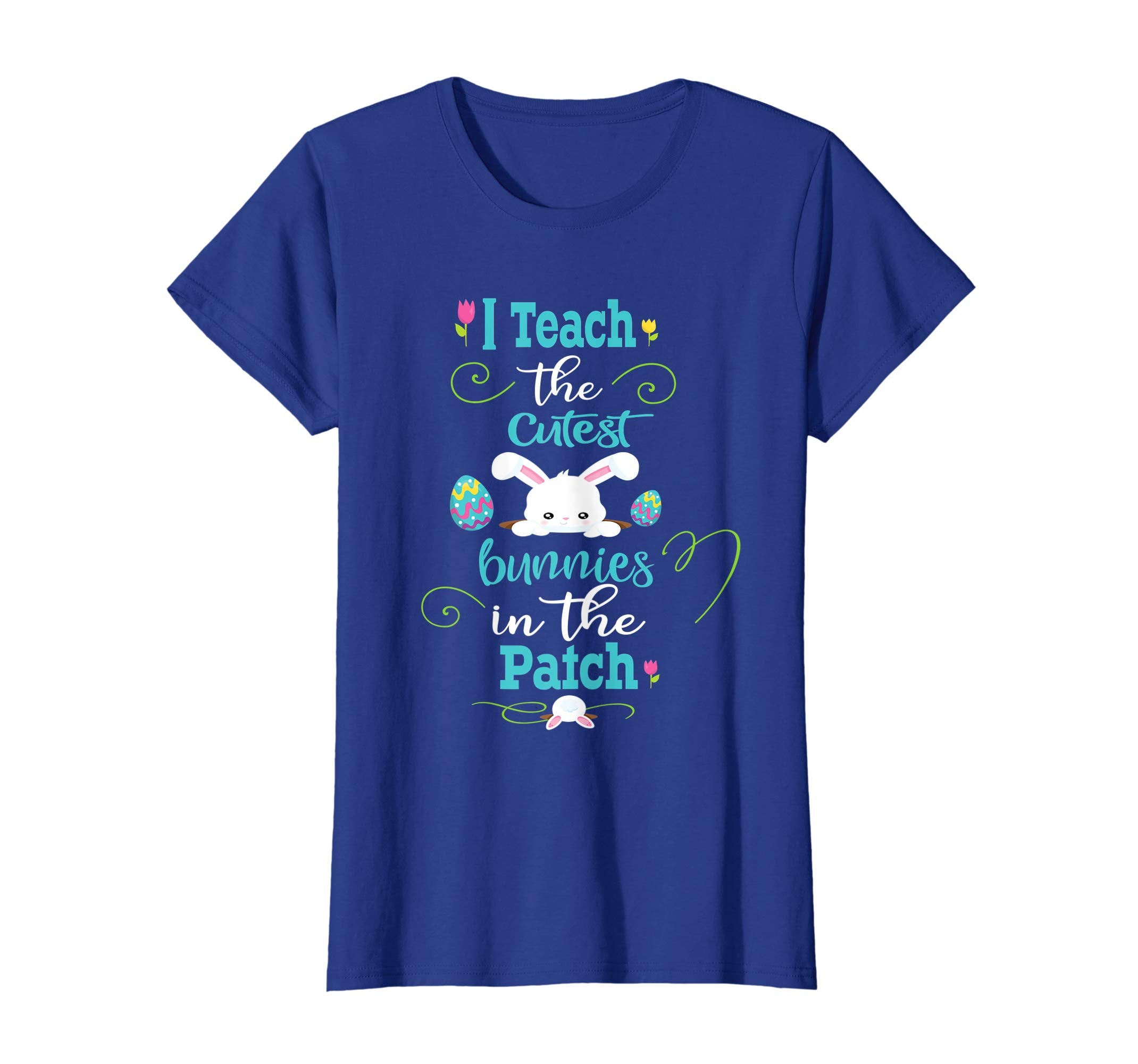 Teacher Easter Shirt-Cutest Bunnies In The Patch Tee