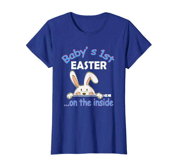 Pregnant Bunny Baby's 1st Easter On The Inside Happy Shirt