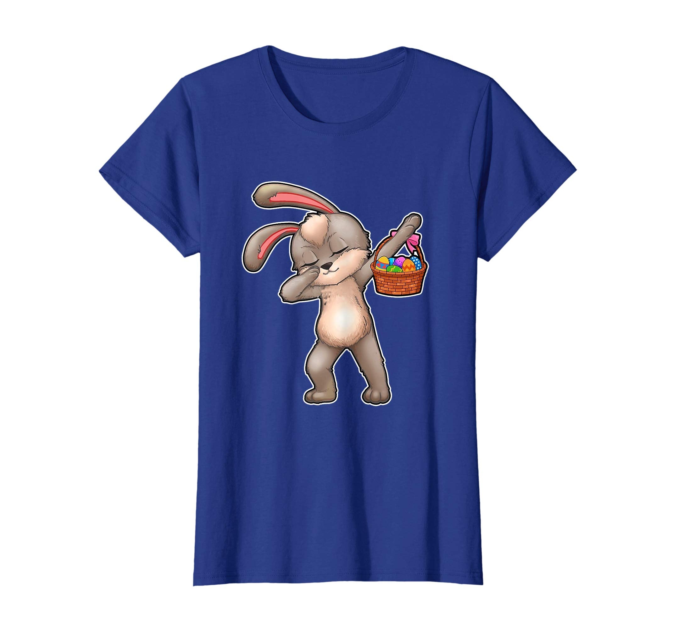 Dabbing Easter Bunny With Basket Of Eggs T-Shirt