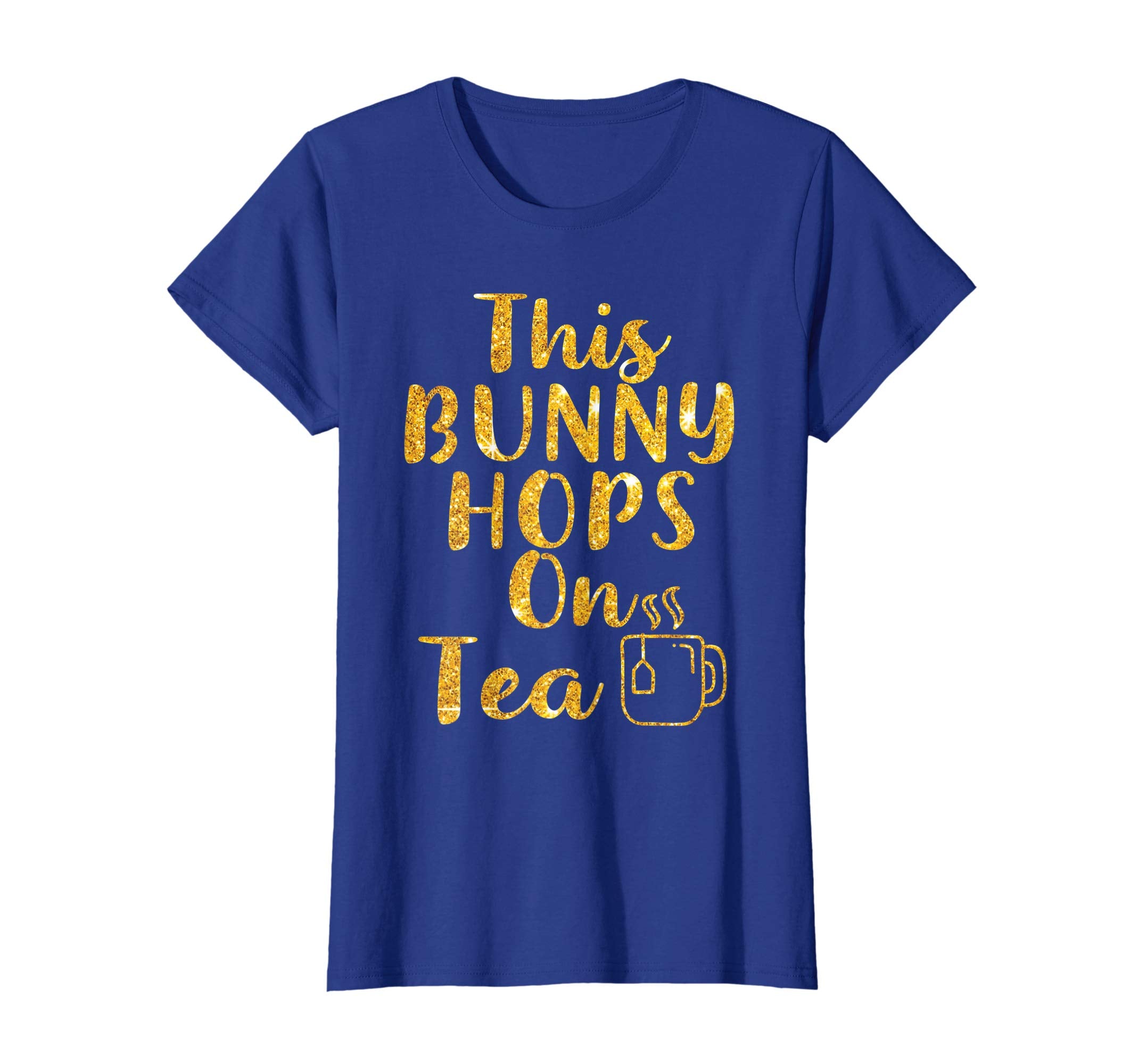 This Bunny Hops on Tea tshirt Easter Bunny