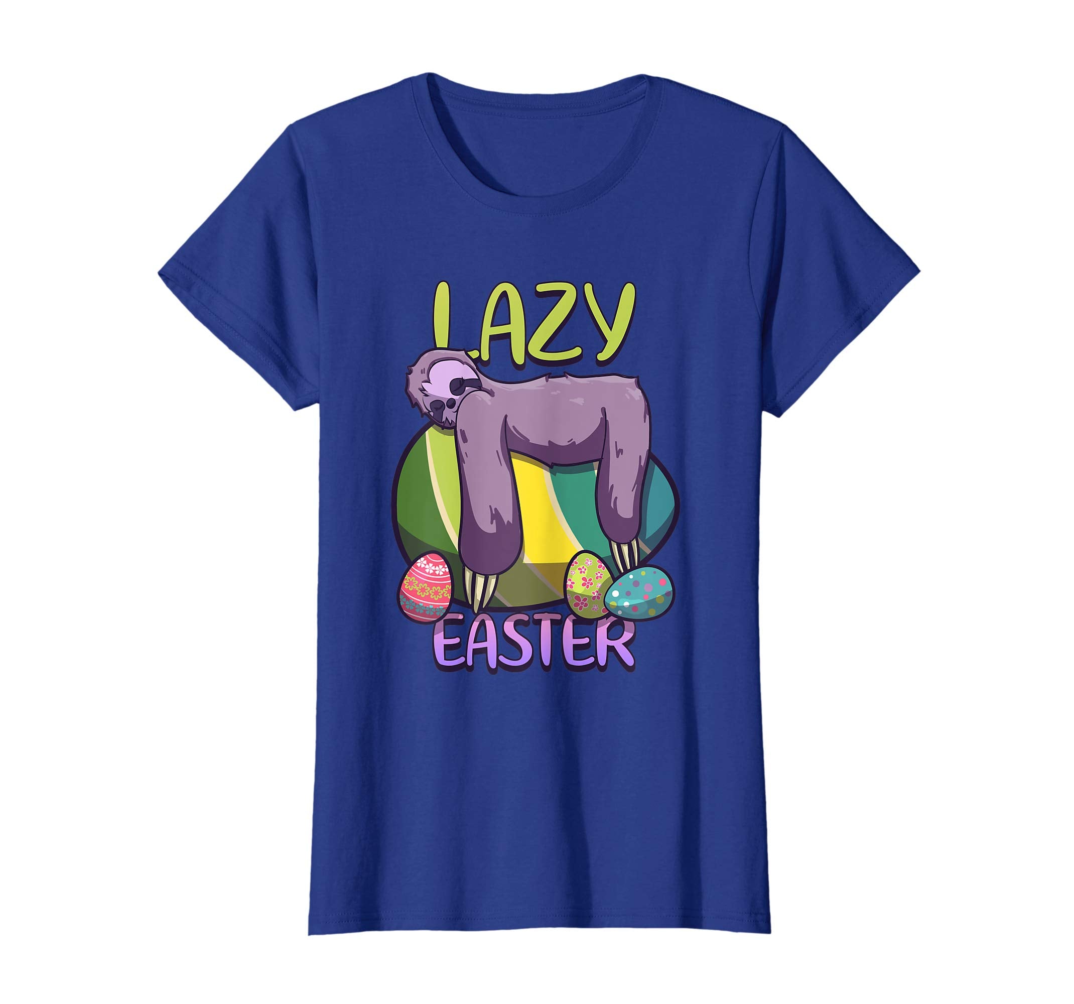 Lazy Easter Sloth on Eggs 2019 Cute Gift T Shirt boys girls