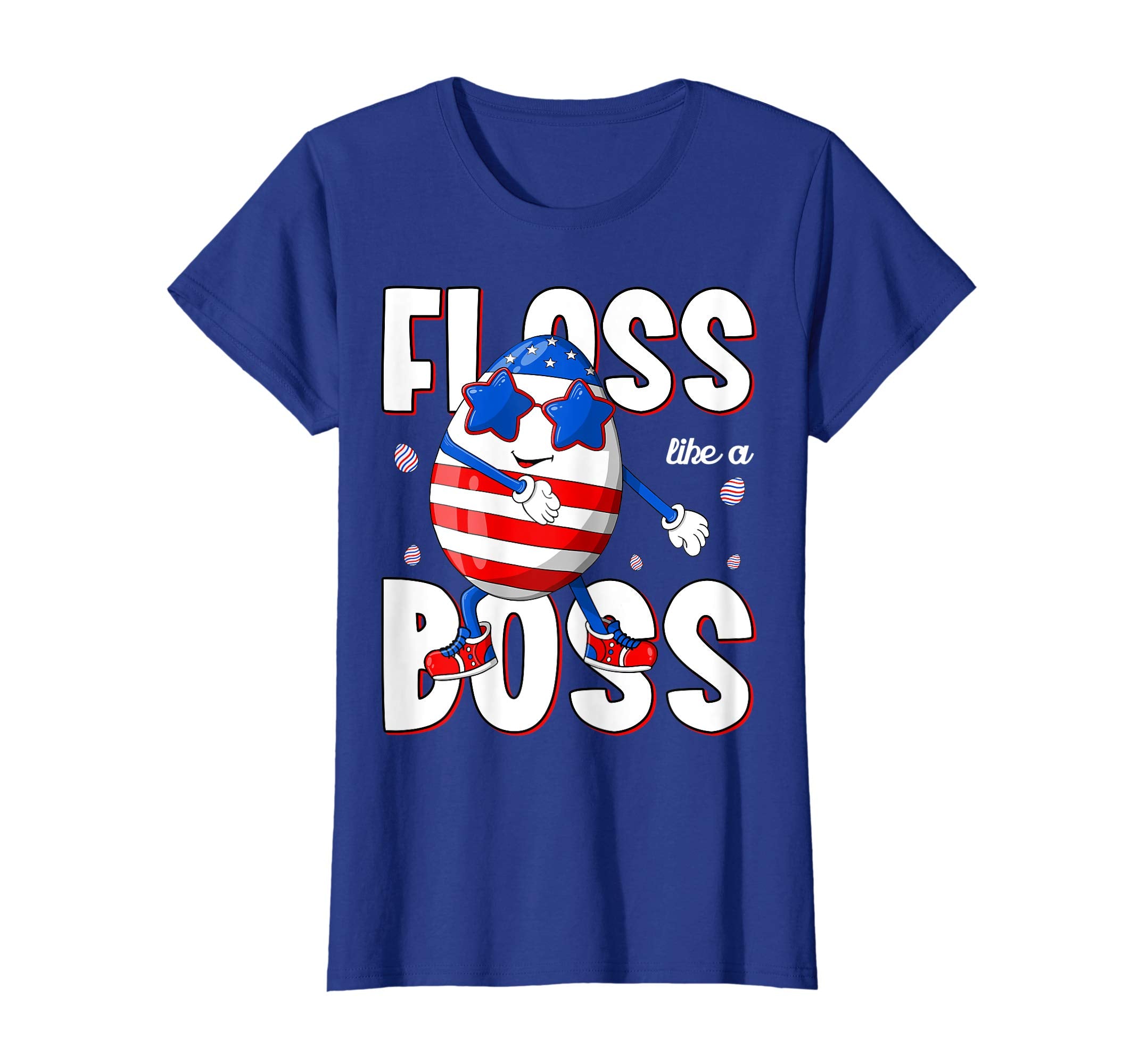 Floss like a boss Shirt Funny Easter Gift American Flag