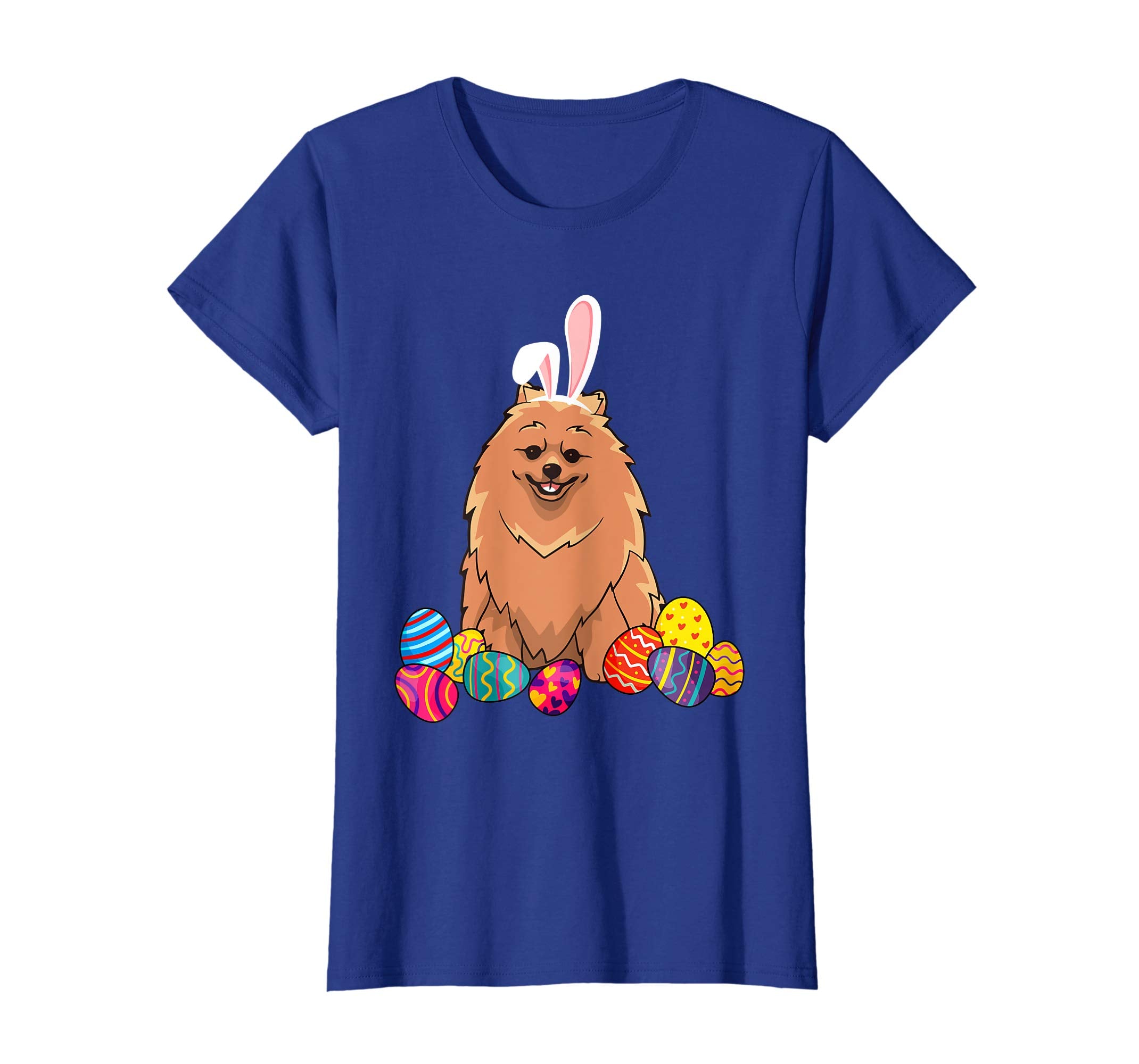 Pomeranian Bunny Ear With Egg Easter Easter Day Shirt