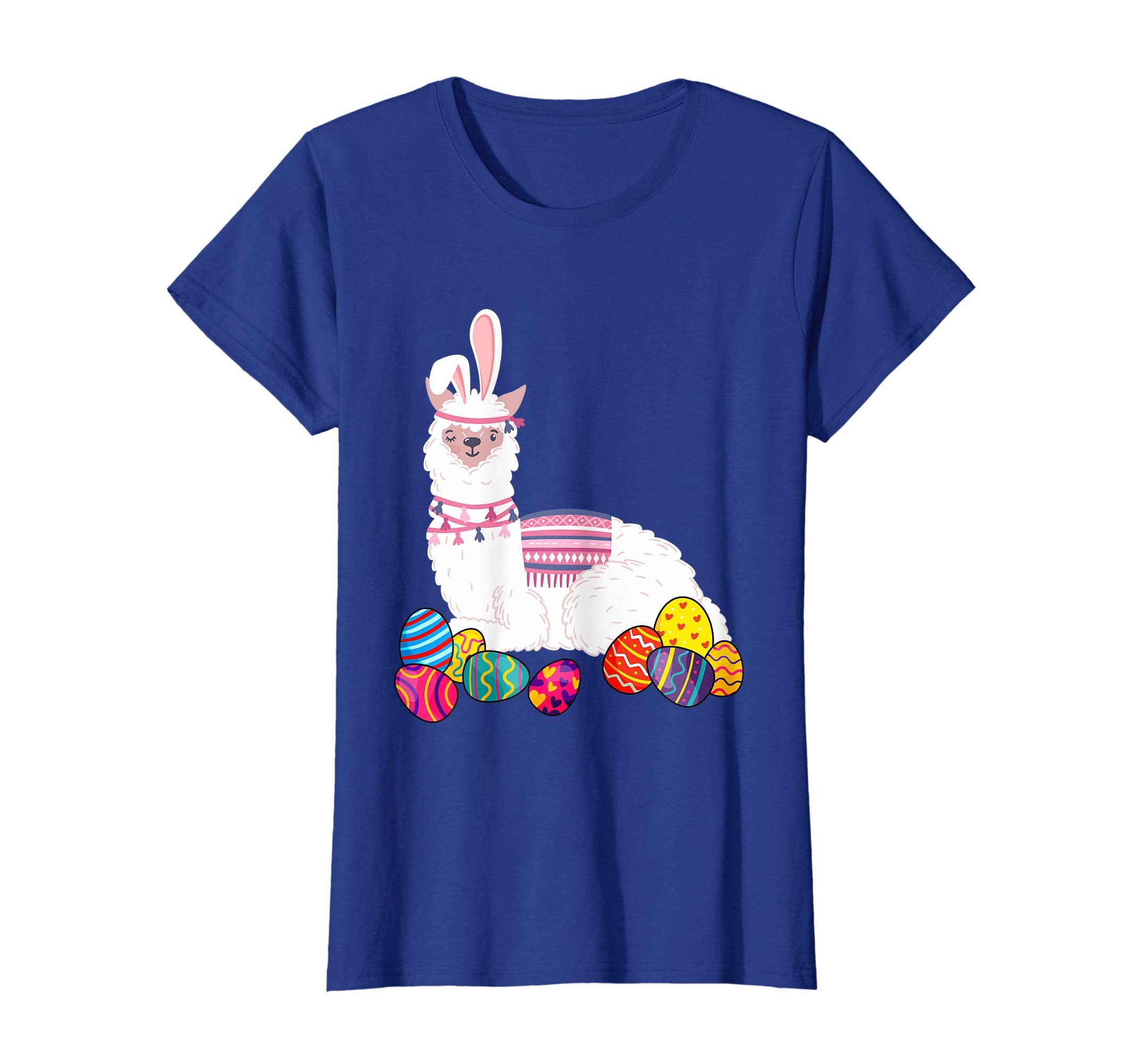 Llama Bunny Ear With Egg Easter Easter Day Shirt