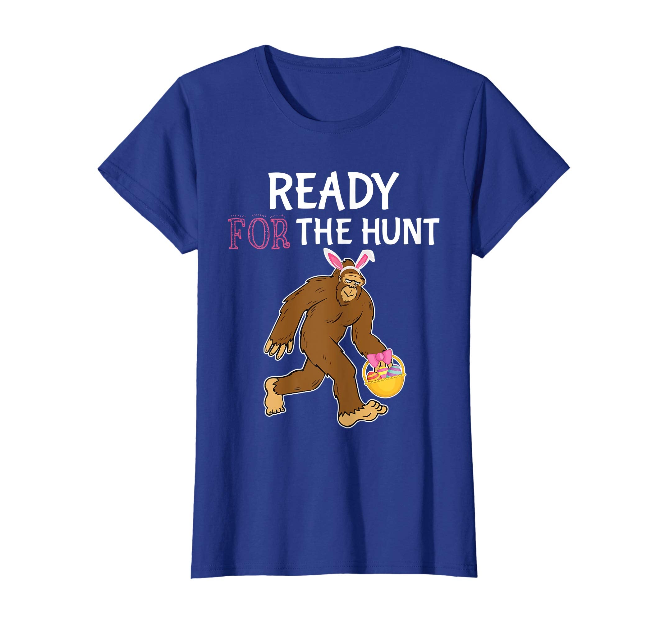 Bunny Bigfoot And Easter Egg Basket Ready For The Hunt Shirt