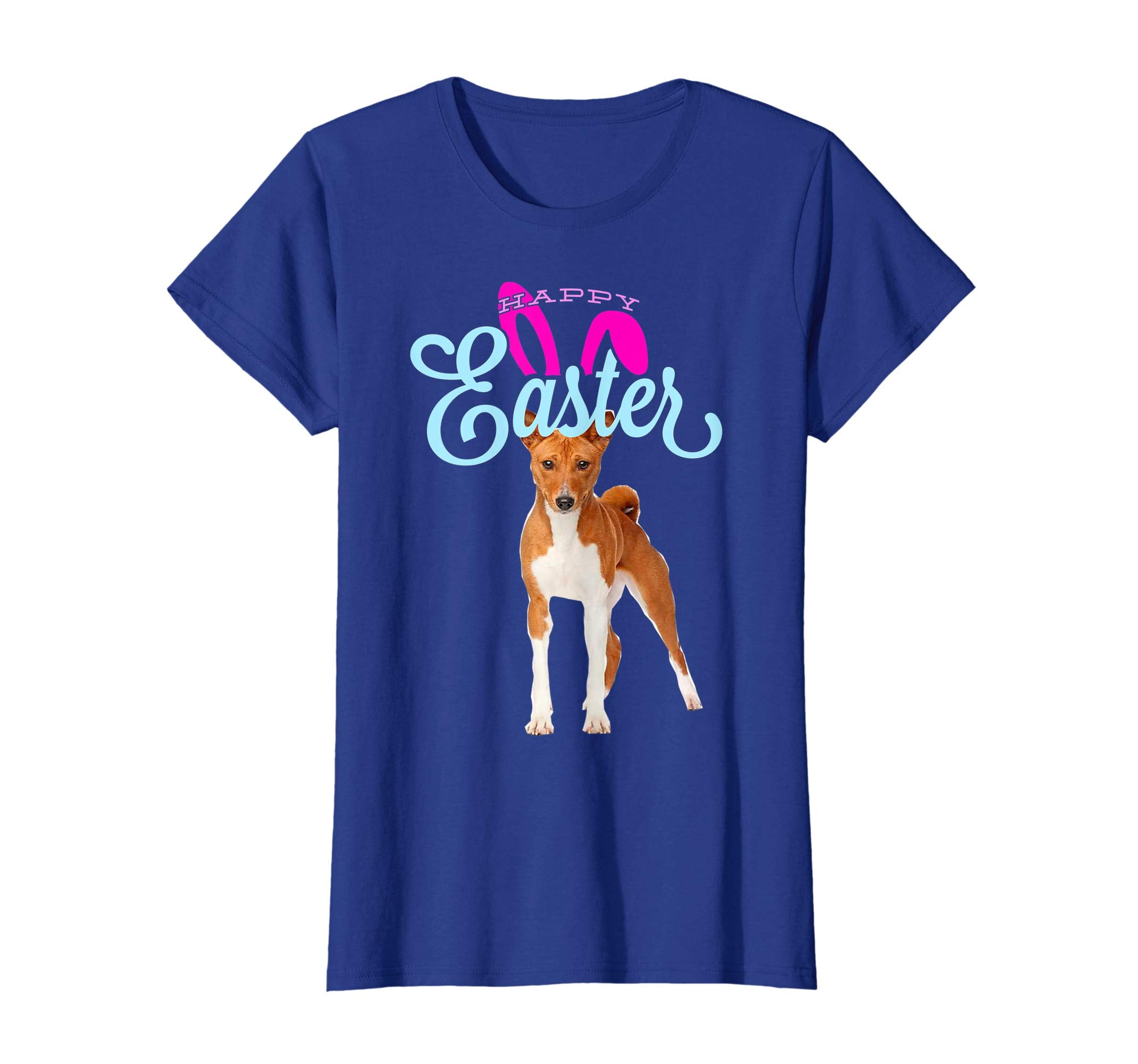 Easter Bunny Basenji Tshirt Dog Men Women Gift Easter Day