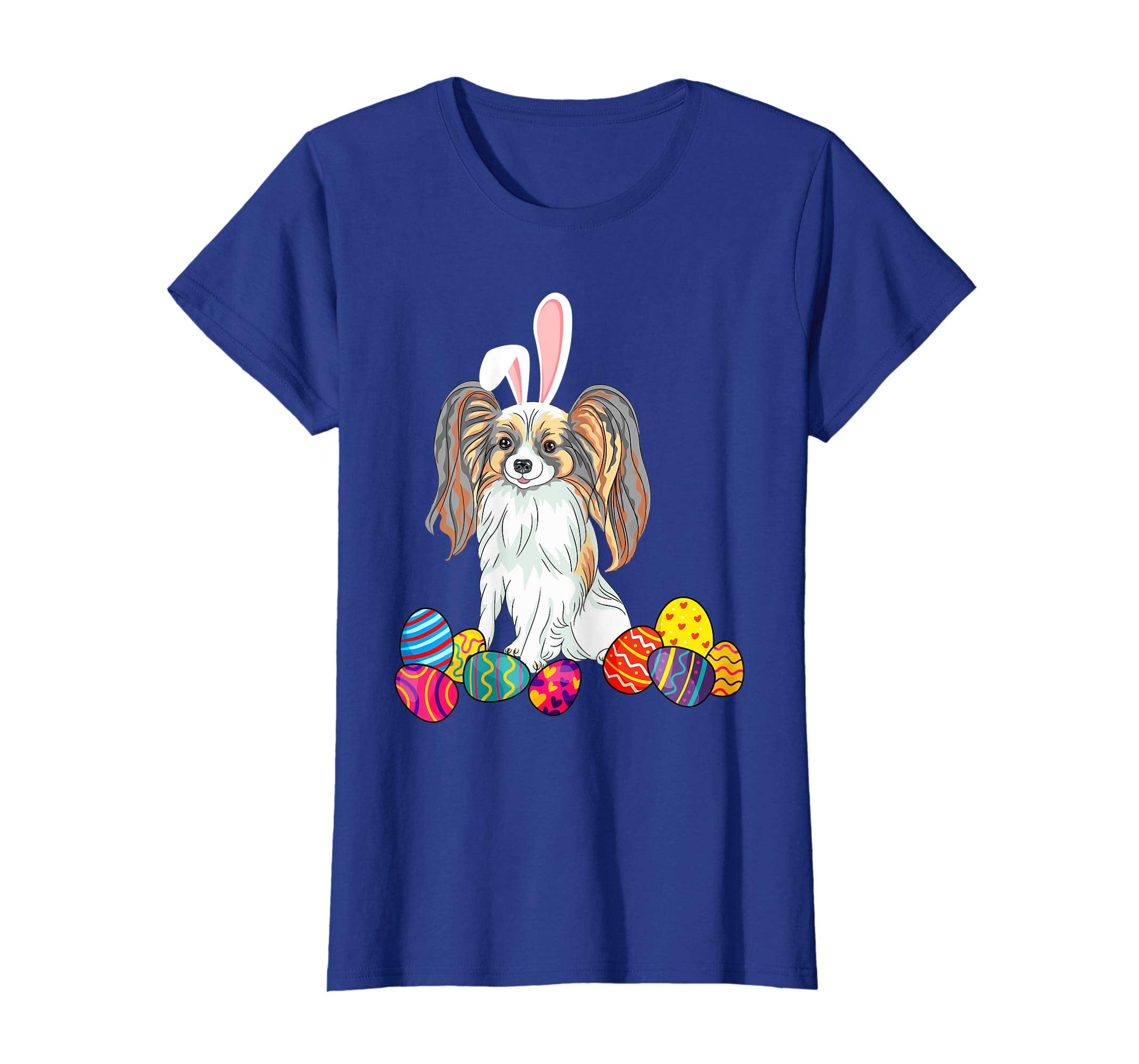 Papillon Bunny Ear With Egg Easter Easter Day Shirt