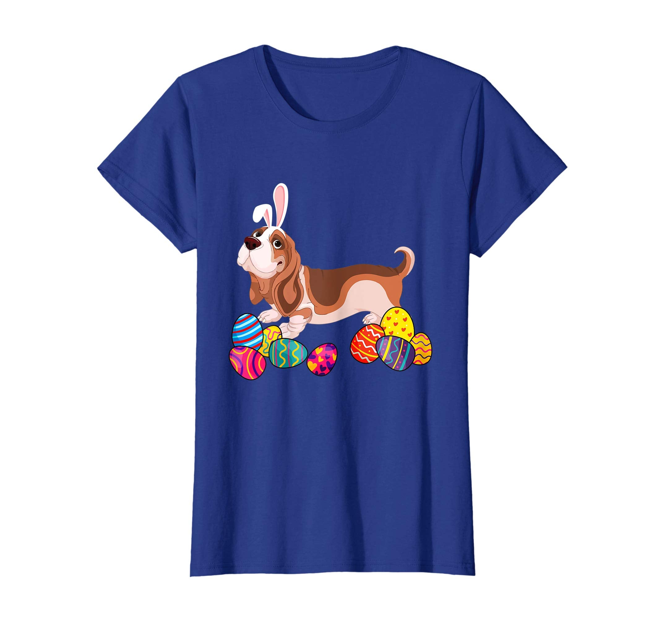 Basset Hound Bunny Ear With Egg Easter Easter Day Shirt