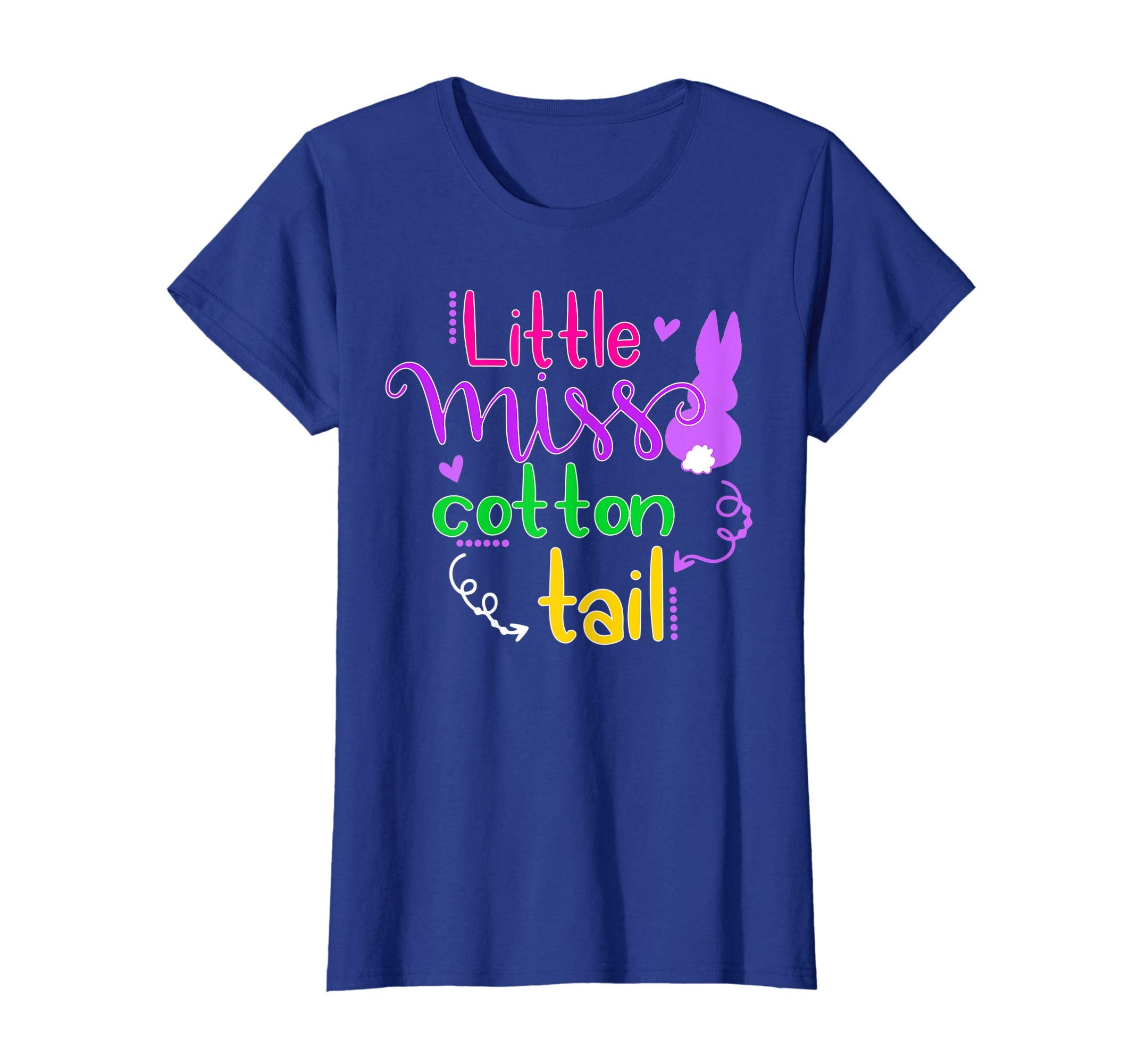 Little Miss Cotton Tail T-shirt, Easter Bunny Shirt for Kids