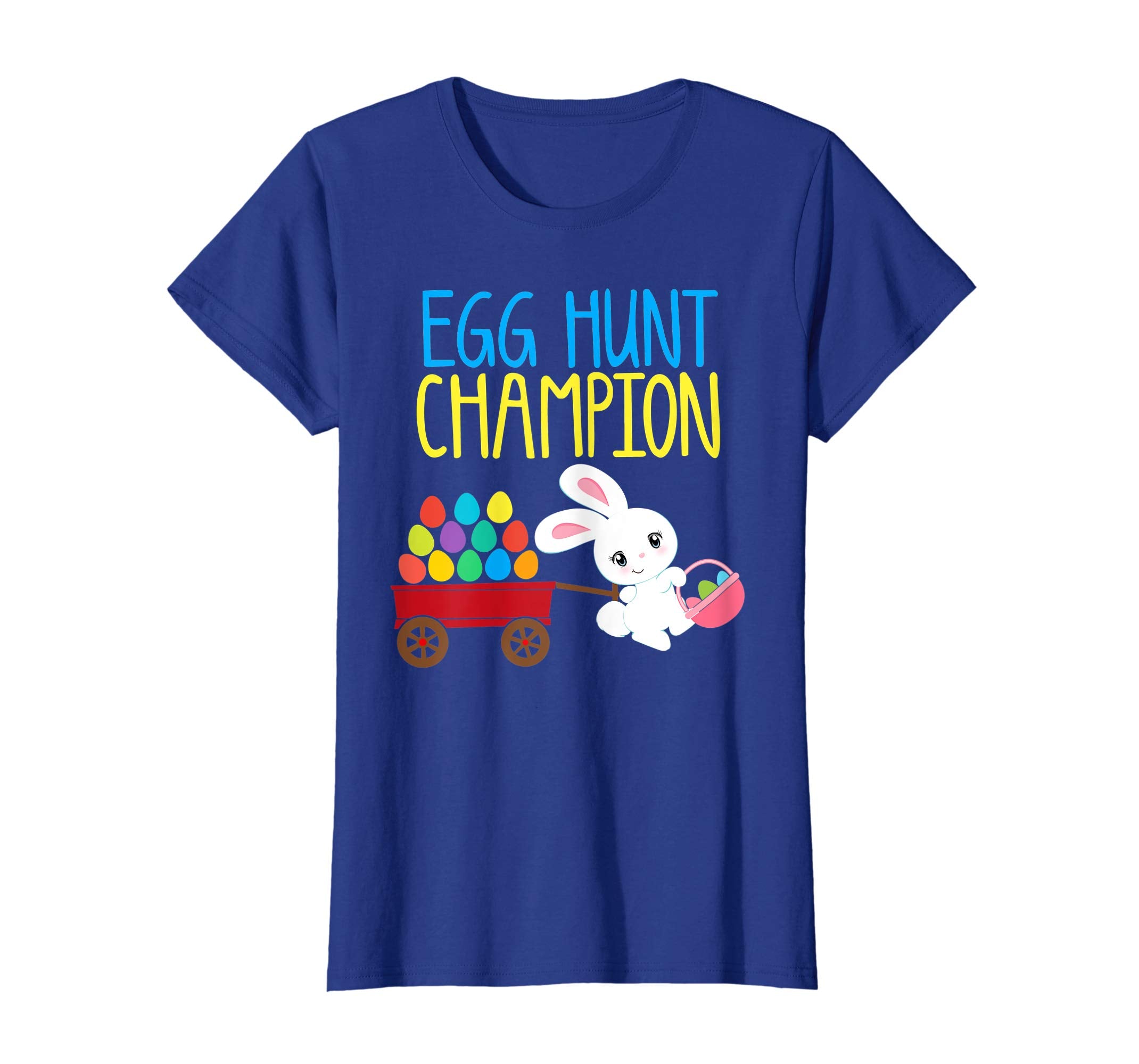 Easter Bunny T-Shirt Girls Kids Toddlers EGG HUNT CHAMPION