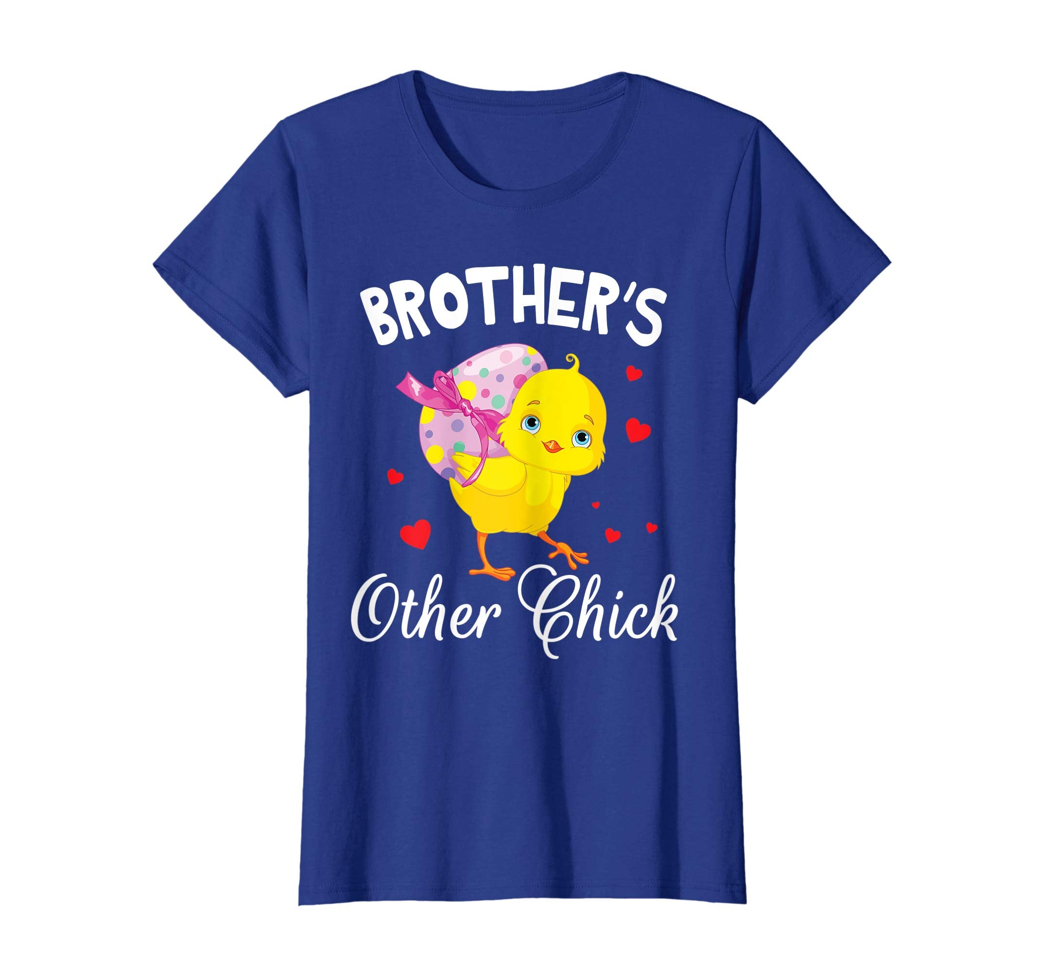 Hearts Chick With Big Easter Egg Shirt Brother's Other Chick