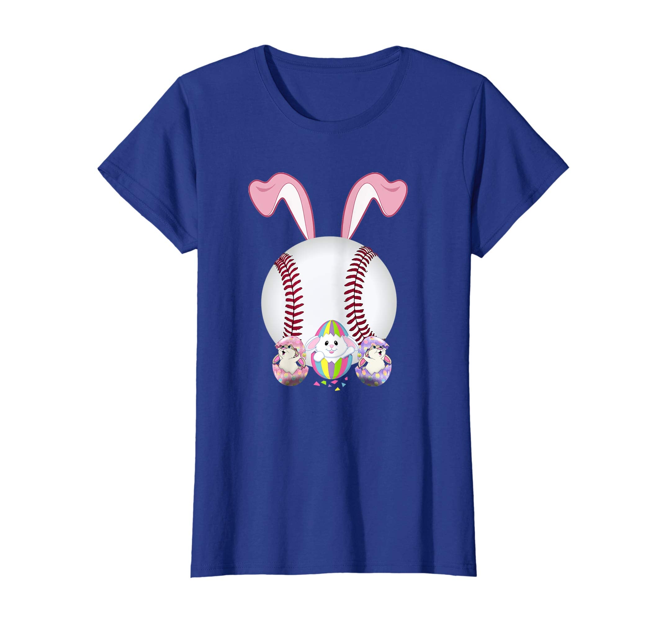 Baseball Easter Bunny Egg T-Shirt Funny For Men Women
