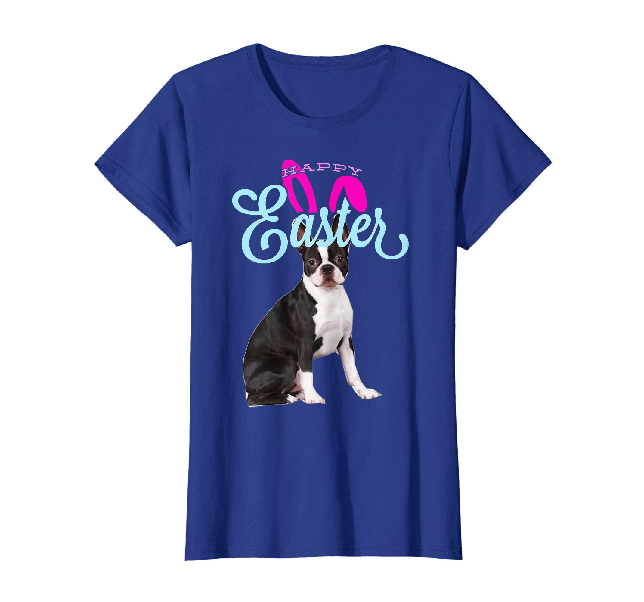 Easter Bunny Boston Terrier Tshirt Dog Men Women Gift Easter