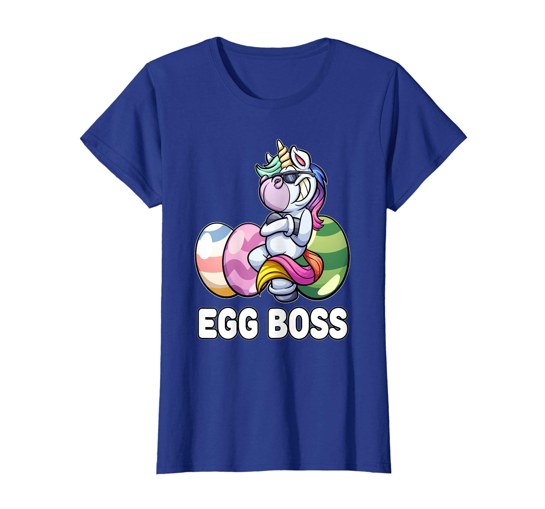Egg Boss Unicorn Easter Shirt For Kids Girls Boy Easter Gift