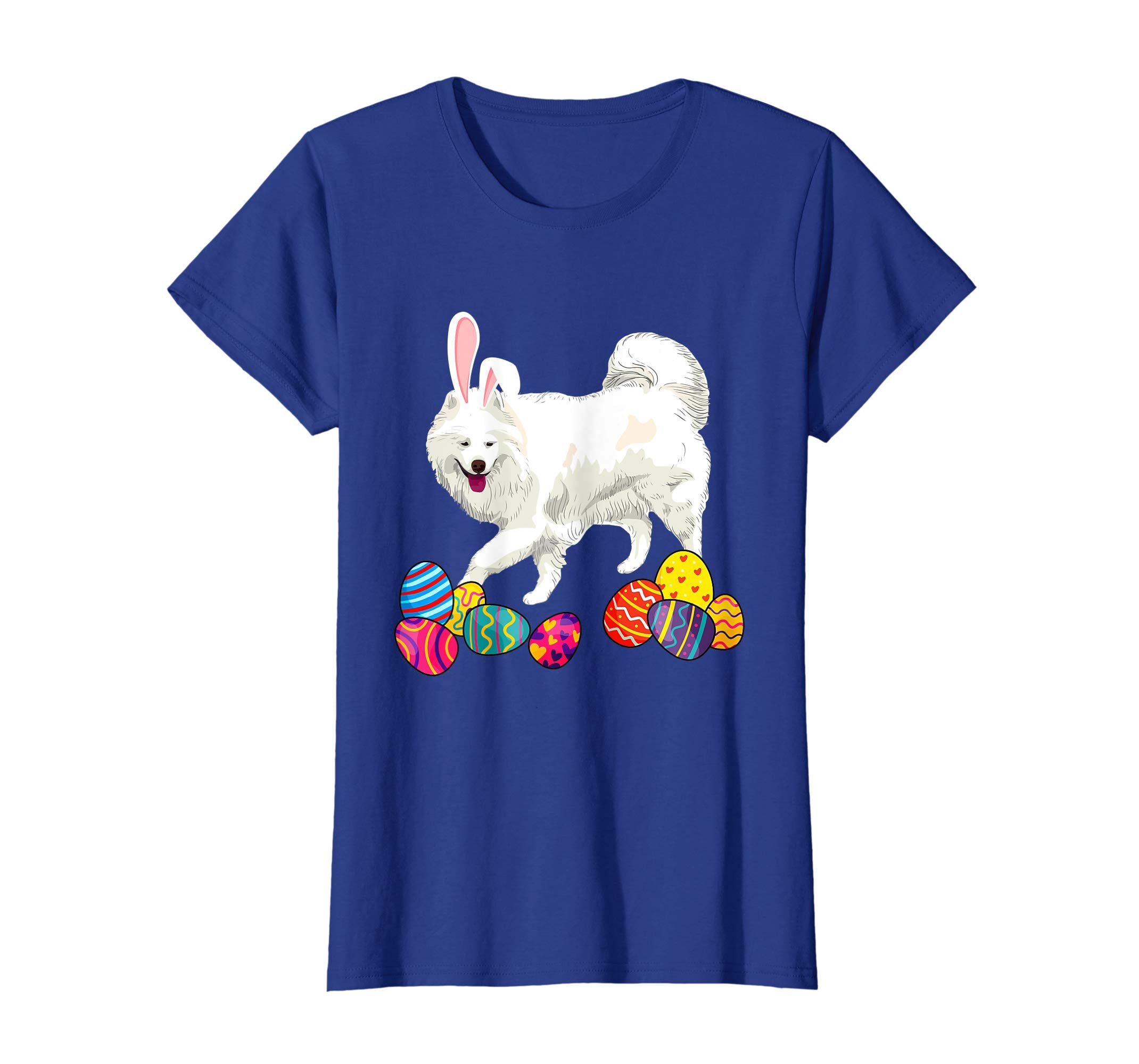 Samoyed Bunny Ear With Egg Easter Easter Day Shirt