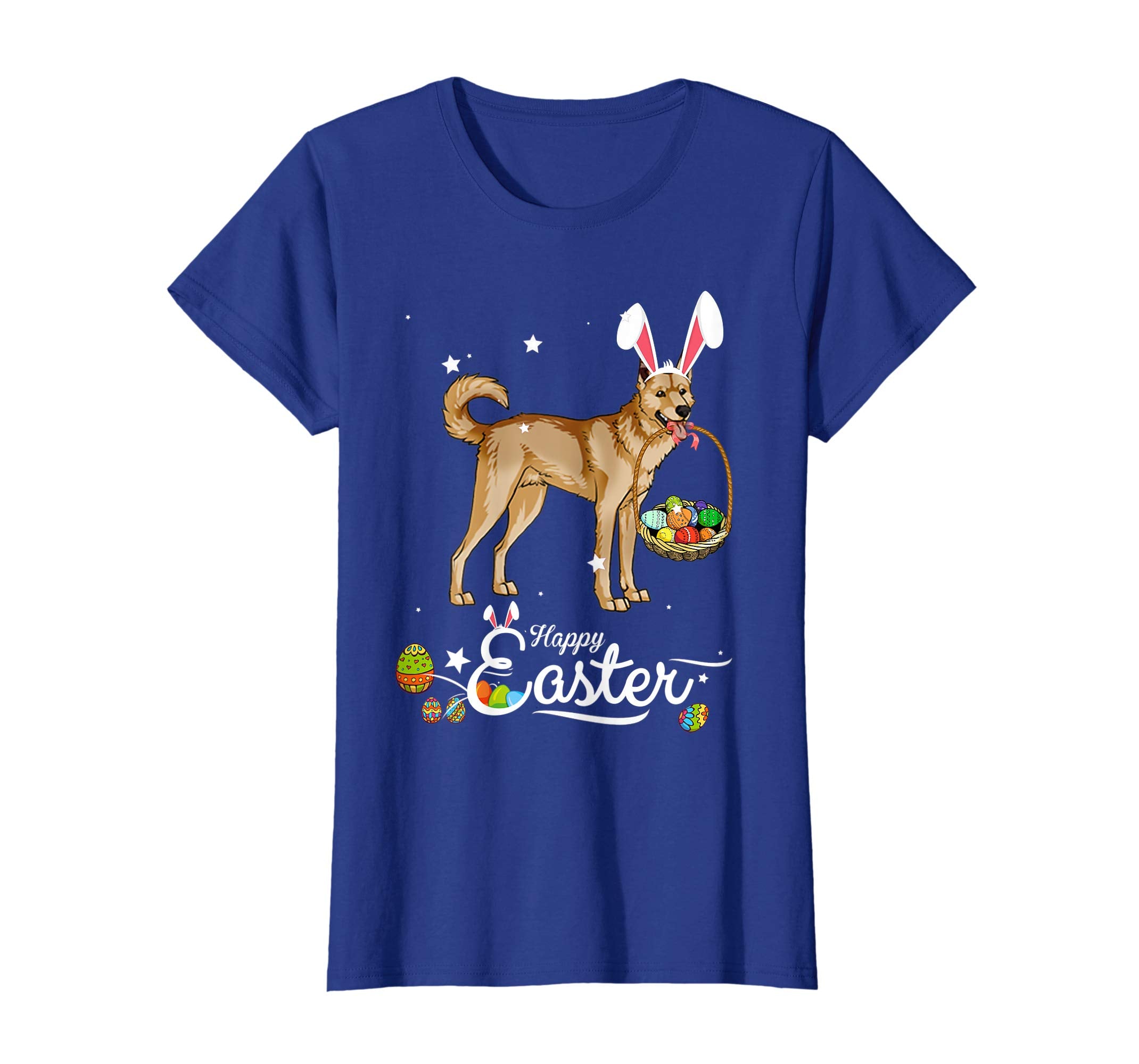 Canaan Dog With Bunny Hat Easter Costume T Shirt