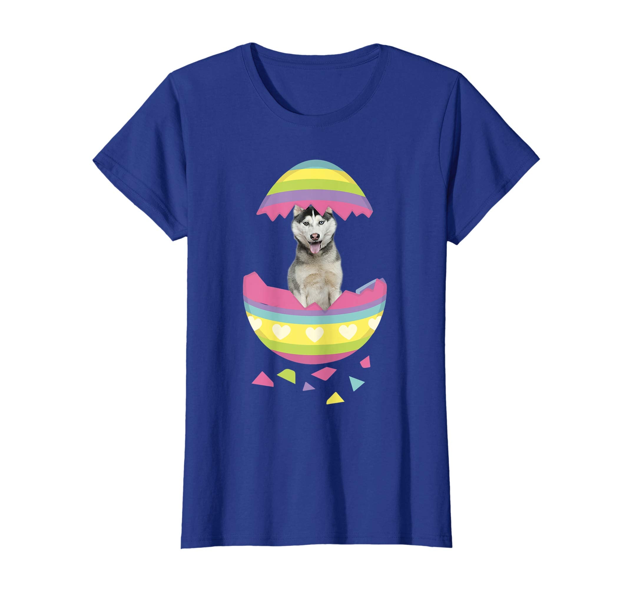 Husky Easter Egg T-Shirt Dog Lover