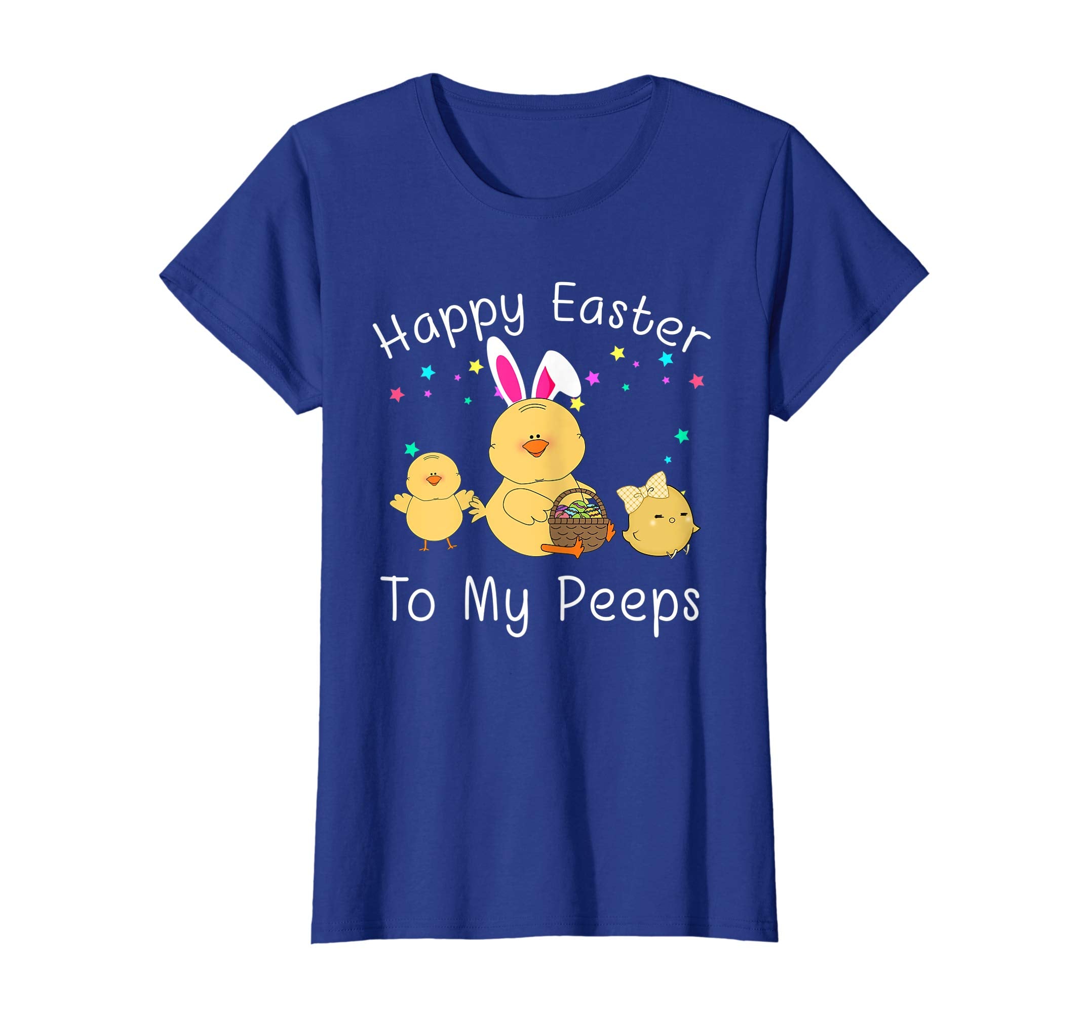 Funny Happy Easter To My Peeps Kids Boys Girls T Shirt