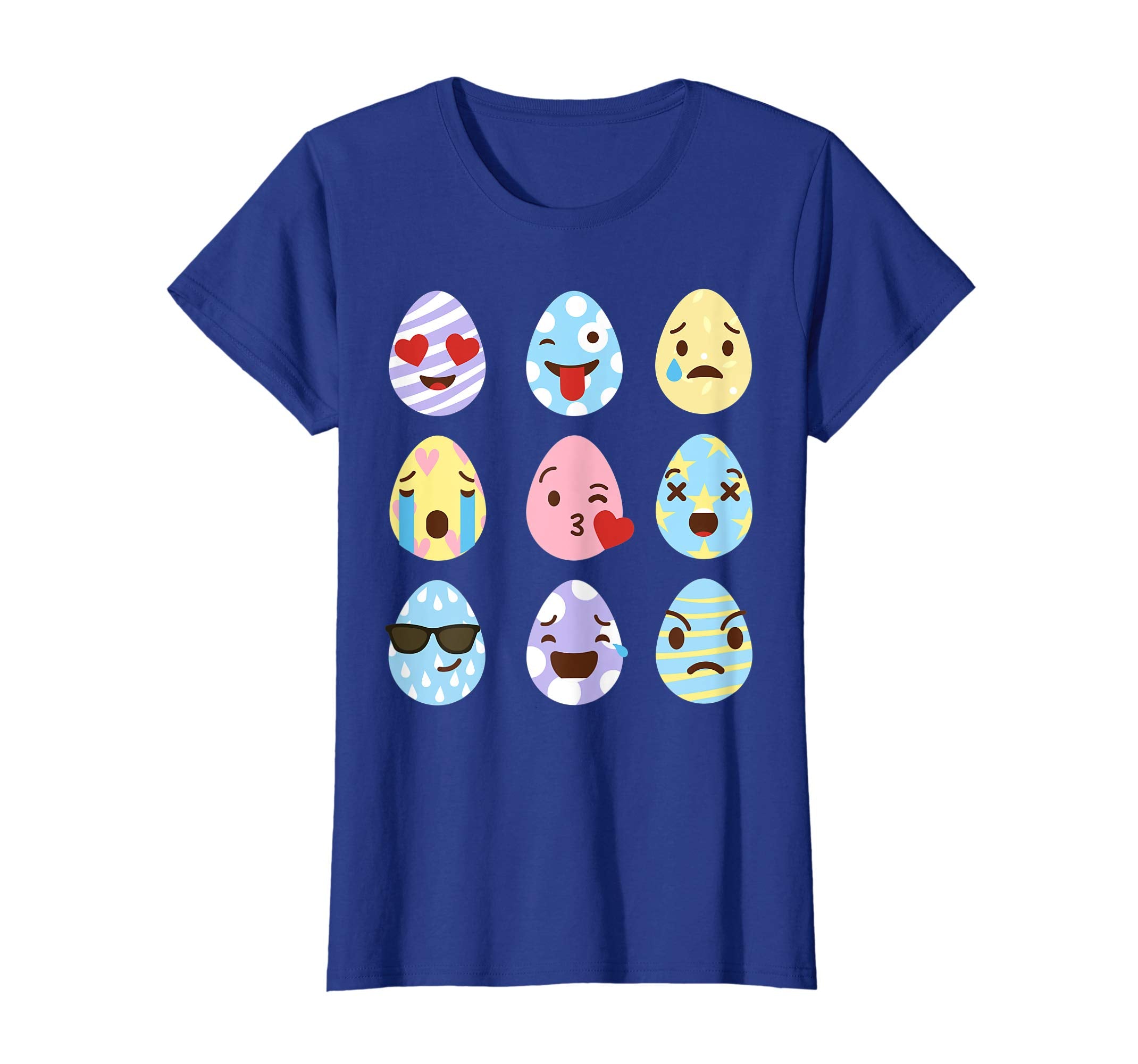 Funny Easter Eggs Emoji Shirt Kids Women Gifts