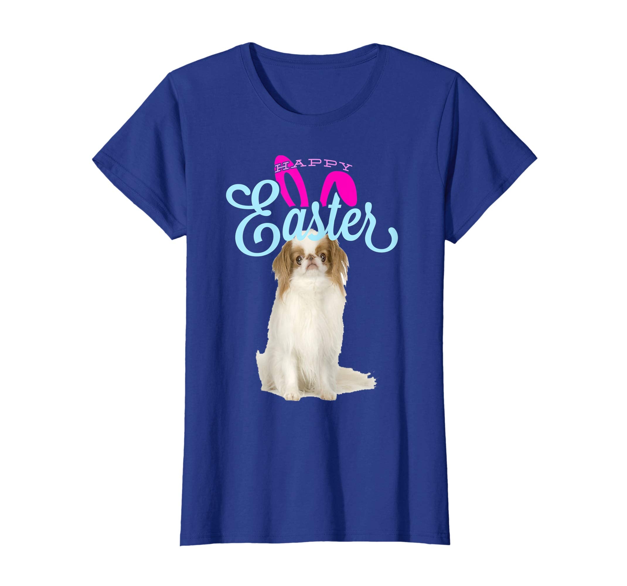 Easter Bunny Japanese Chin Tshirt Dog Men Women Gift Easter