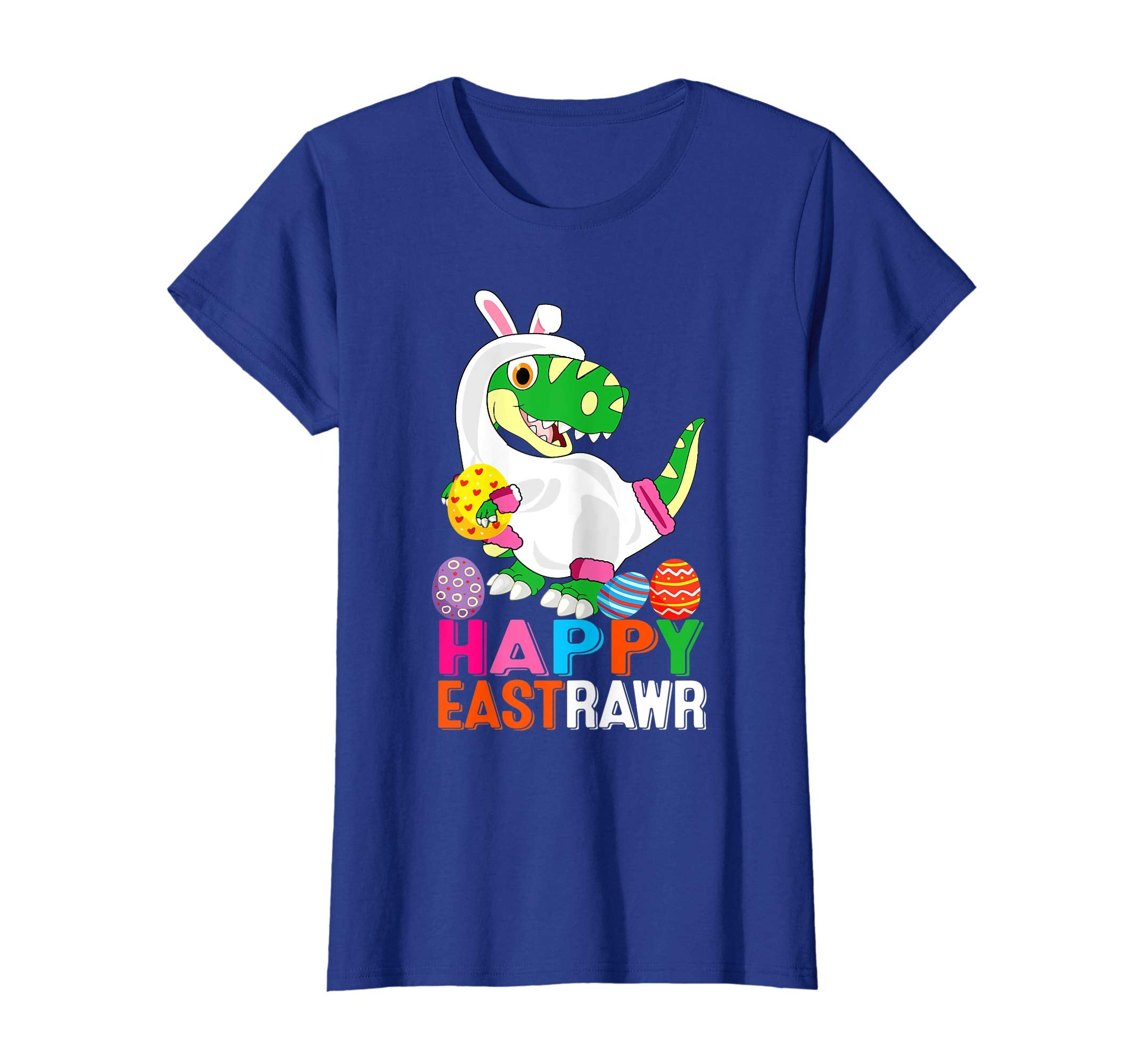 Happy Eastrawr Shirt Funny Dinosaur Easter Bunny Gift Kids