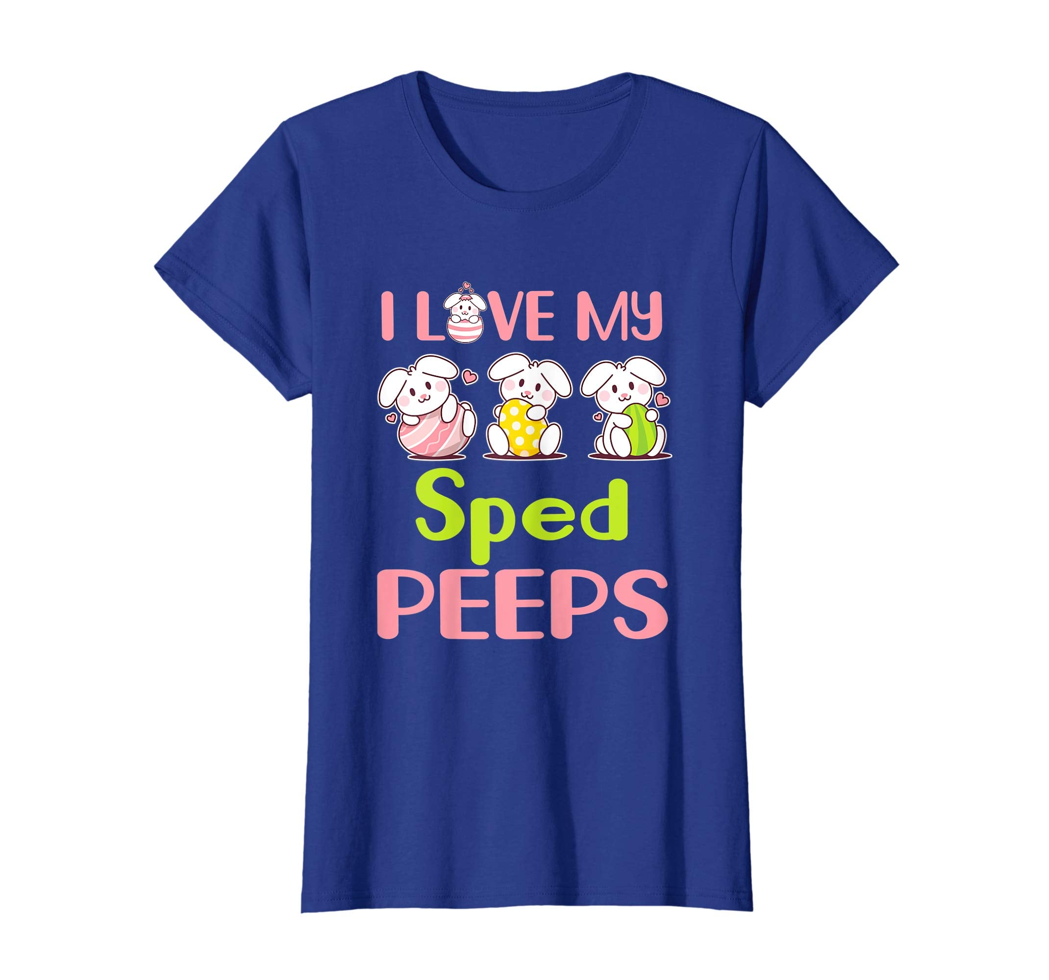 I Love My Sped Peeps Happy Easter Teacher Shirt