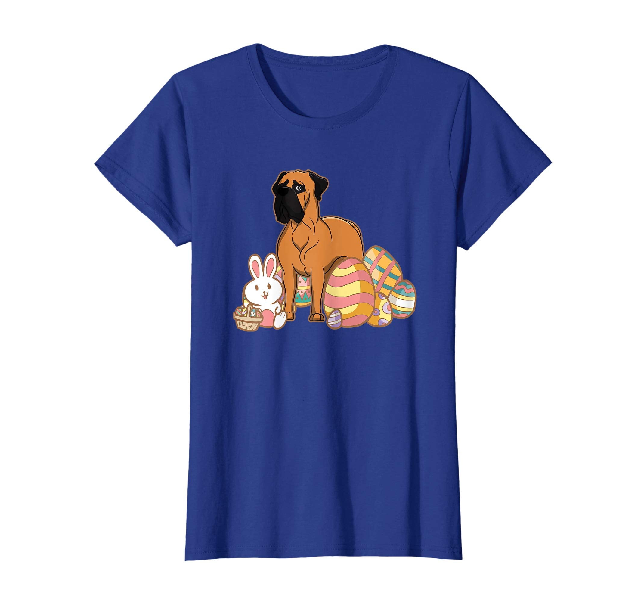 Easter Bullmastiff Dog T-Shirt Gift