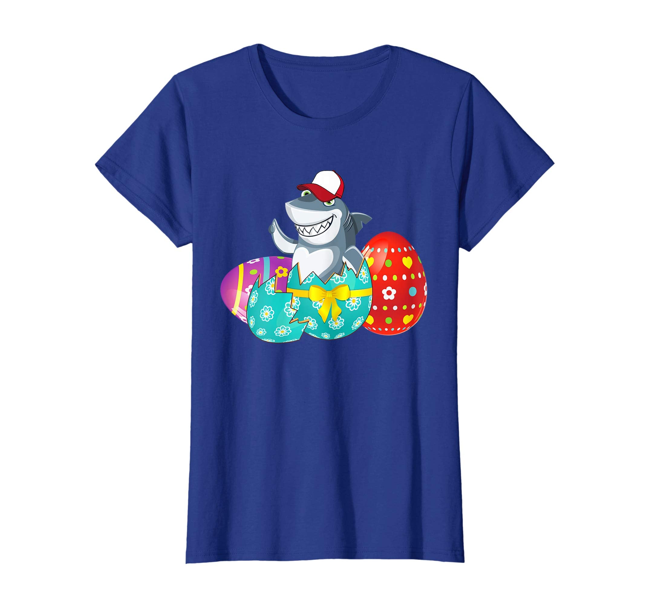 Shark Easter Eggs T-Shirts For Kids Boys Girls