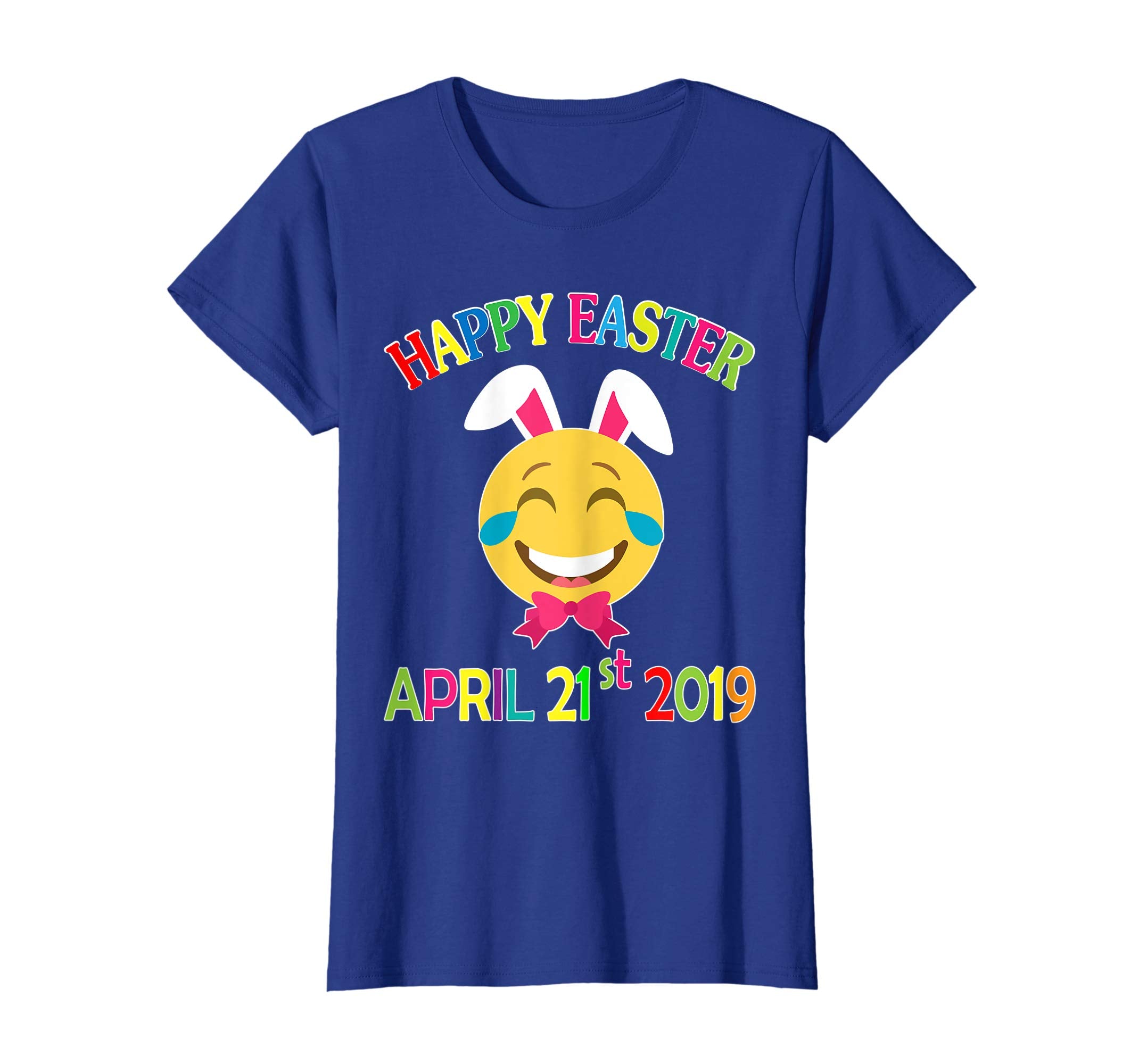 Bunny Emotion Girl Face Happy Easter April 21st 2019 Shirt
