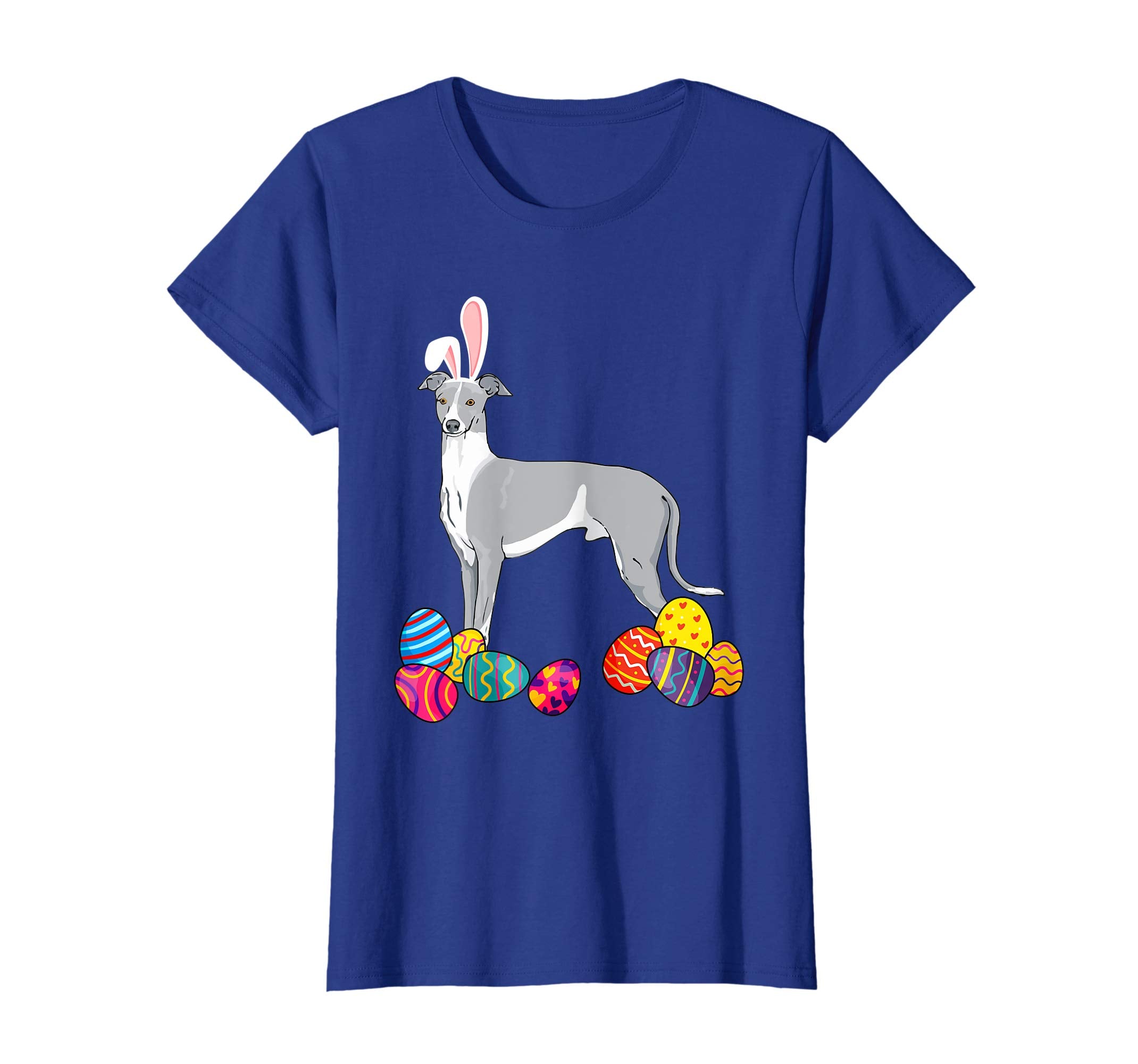 Whippet Bunny Ear With Egg Easter Easter Day Shirt