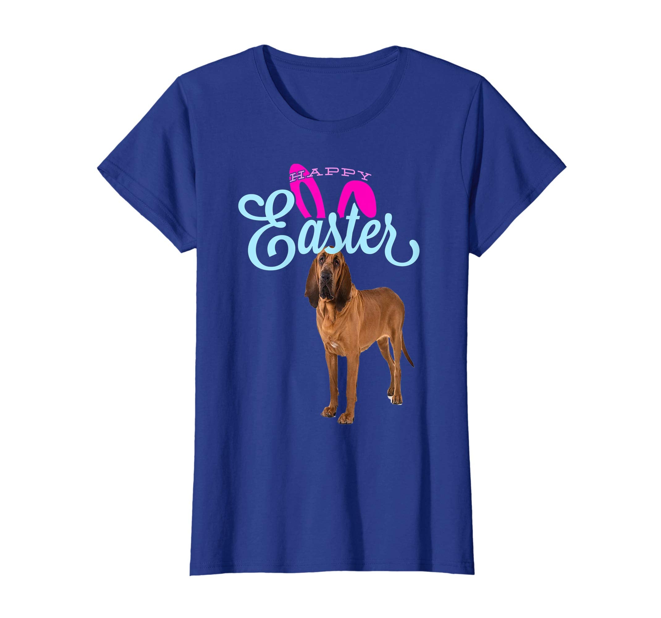 Easter Bunny Bloodhound Tshirt Dog Men Women Gift Easter Day