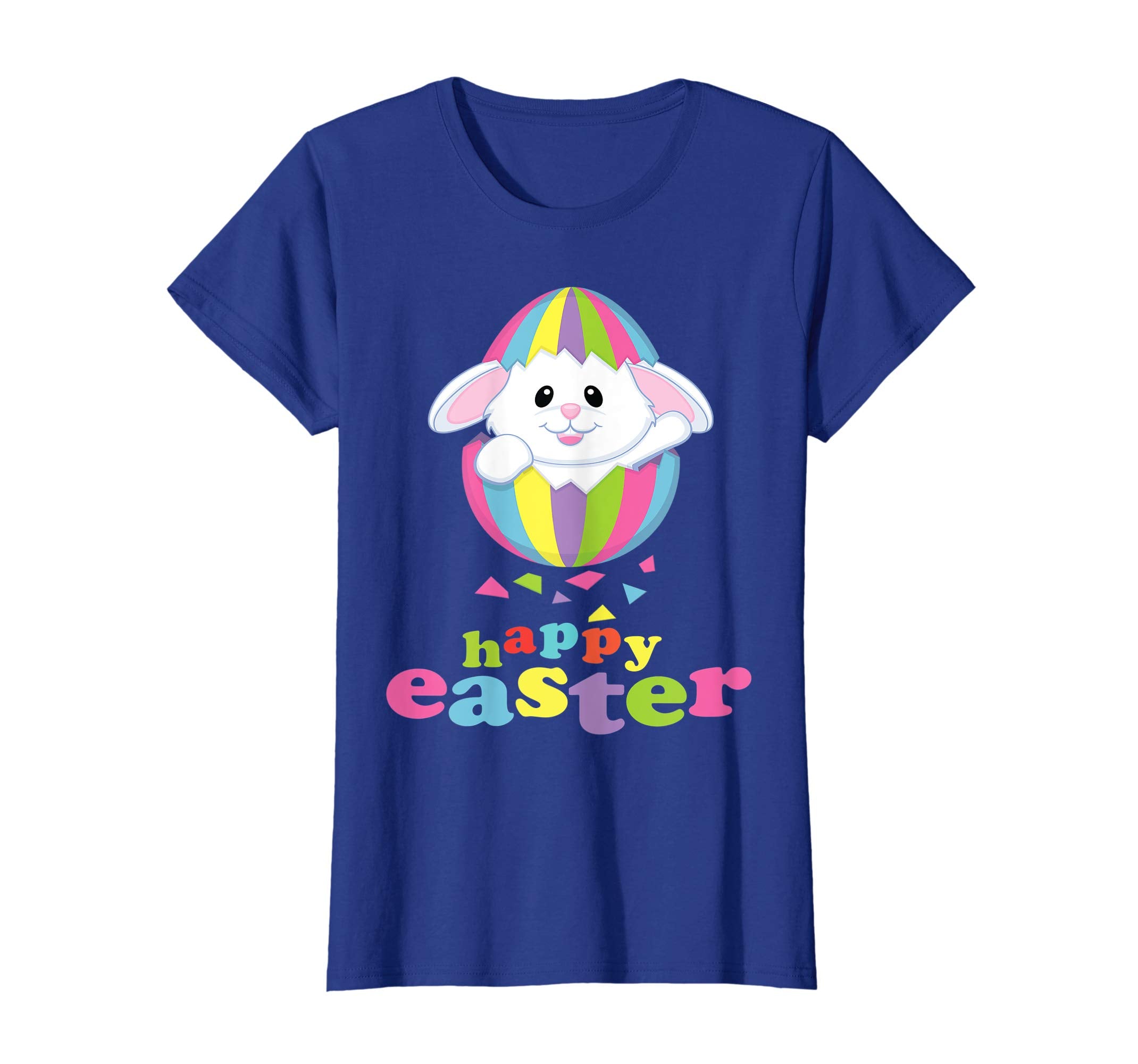 Color Bunny Opening Easter Egg Happy Easter Day Shirt