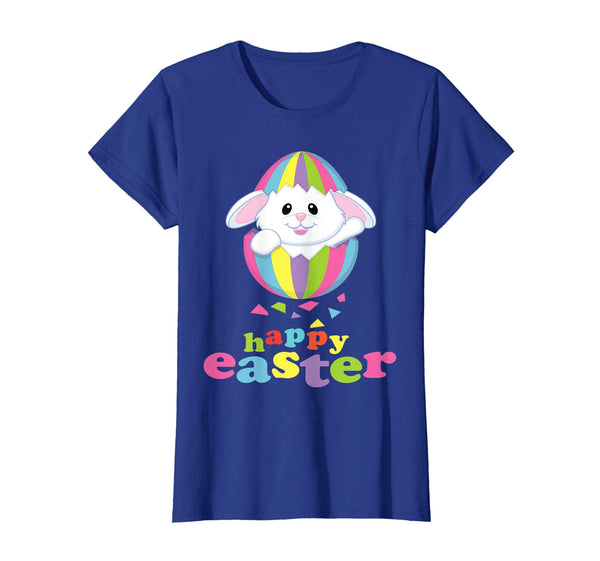 Color Bunny Opening Easter Egg Happy Easter Day Shirt