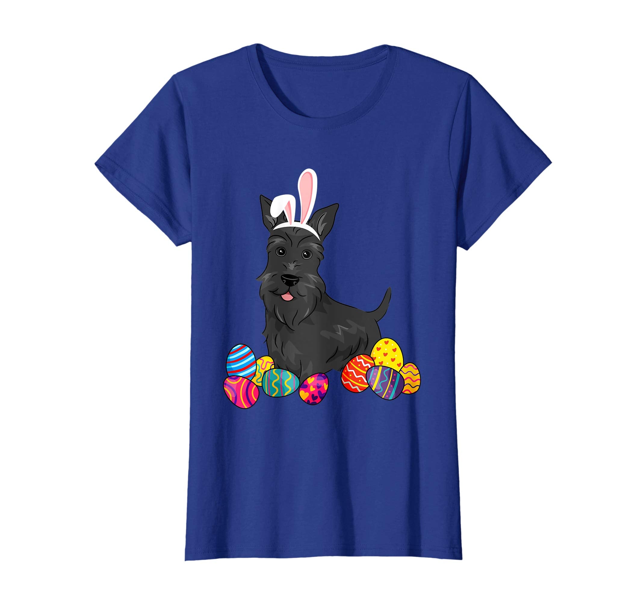 Scottish Terier Bunny Ear With Egg Easter Easter Day Shirt