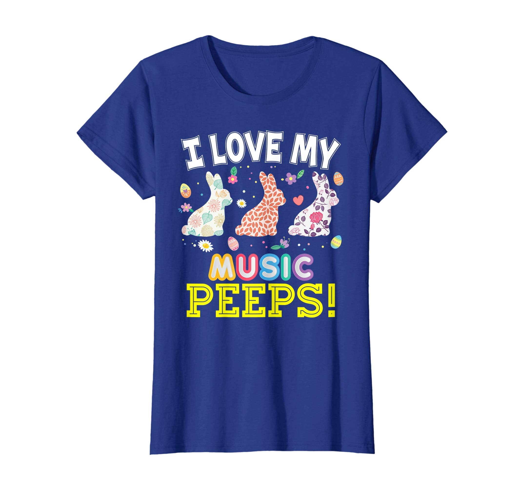I Love My Music Peeps Teacher Easter Bunnies T-Shirt Cute