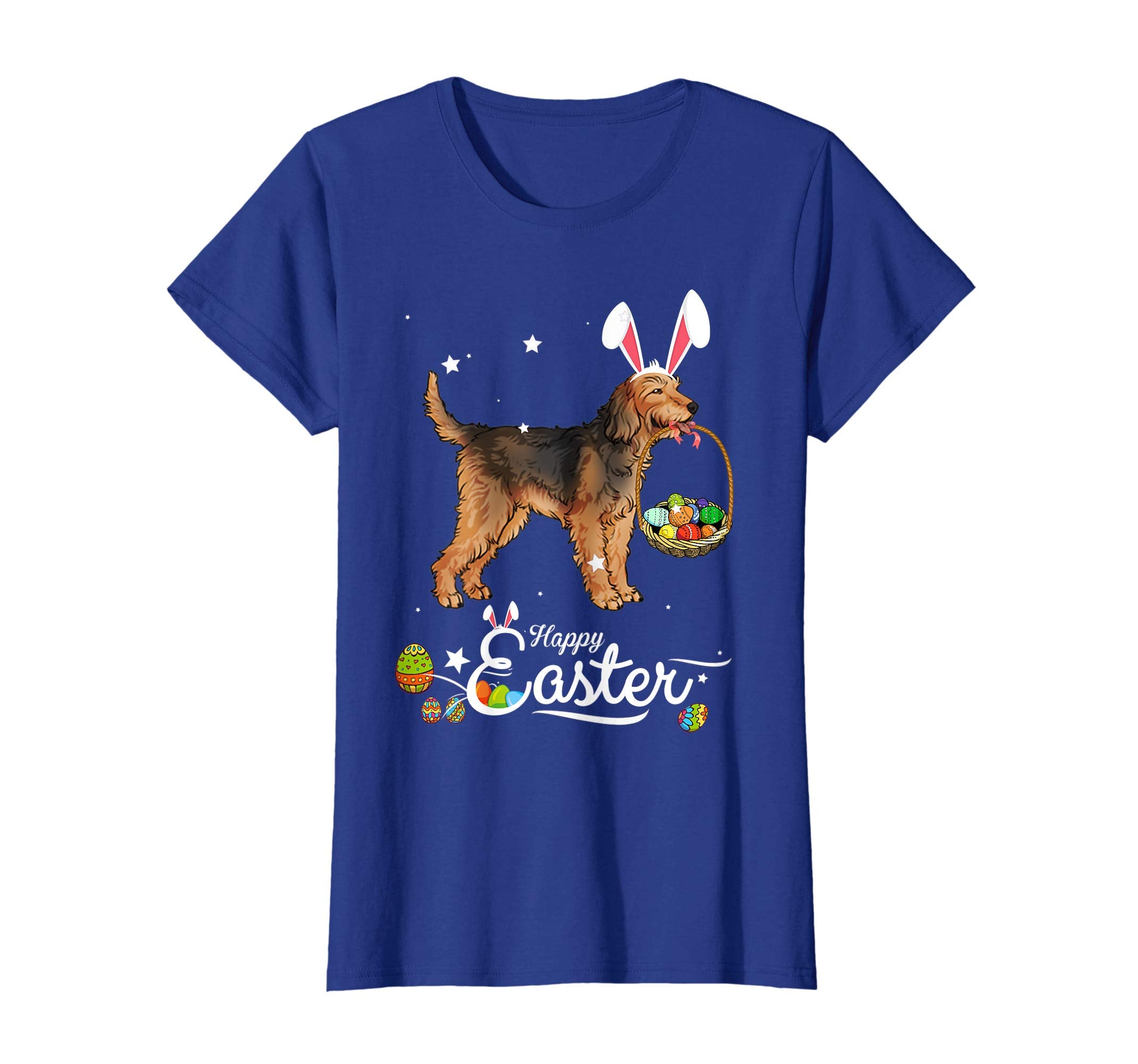 Otterhound Dog With Bunny Hat Easter Costume T Shirt