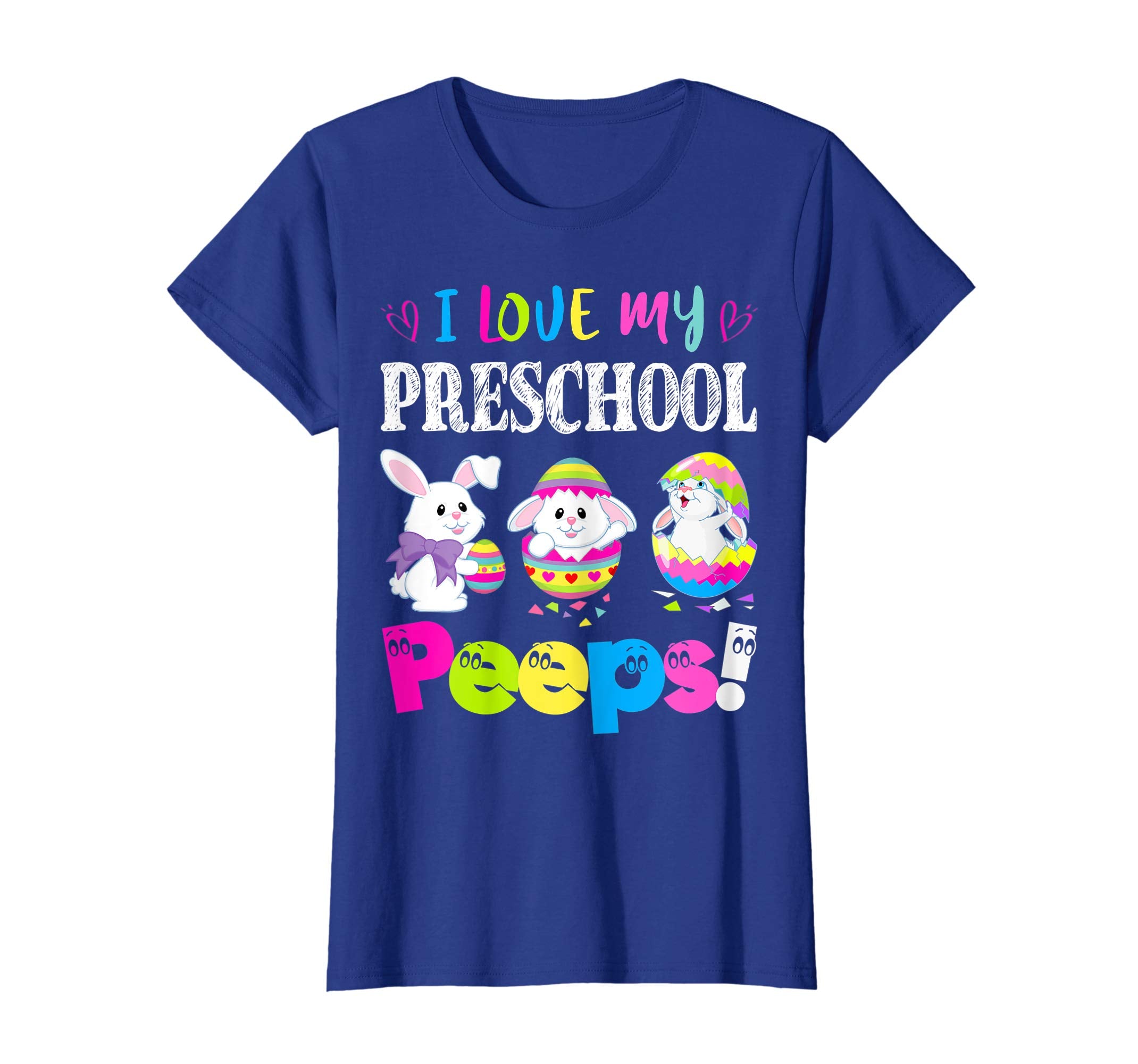 I Love My Preschool Peeps Easter Bunny Gift T-Shirt
