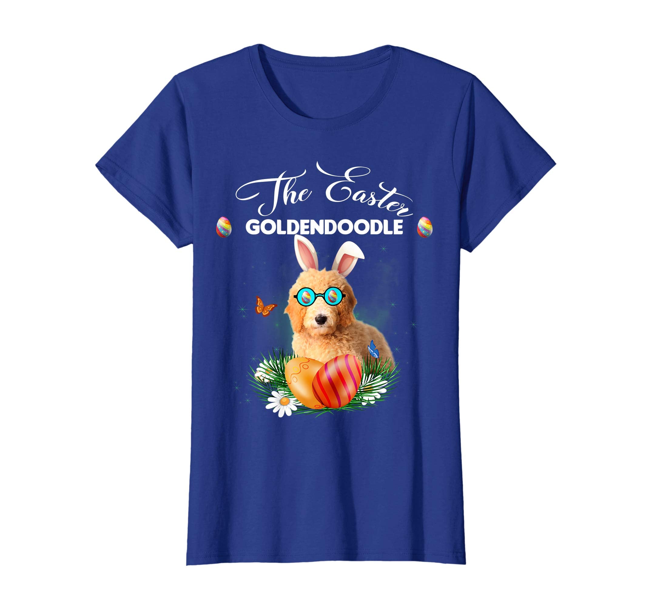 Goldendoodle Bunny Easter Day Dog Gifts T-Shirt