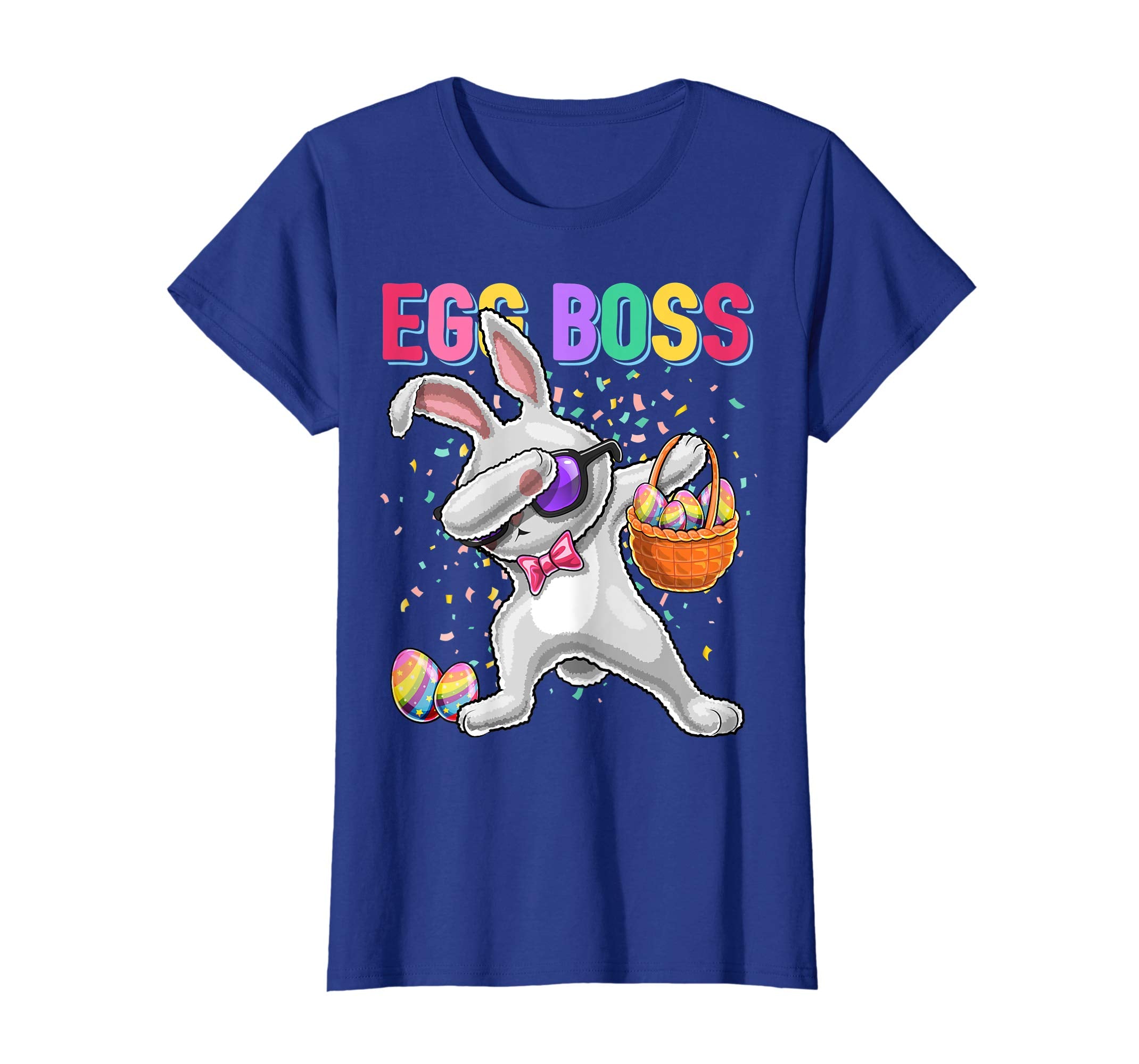 Egg Boss Dabbing Easter Bunny Shirt Easter Day Egg Gift Kids