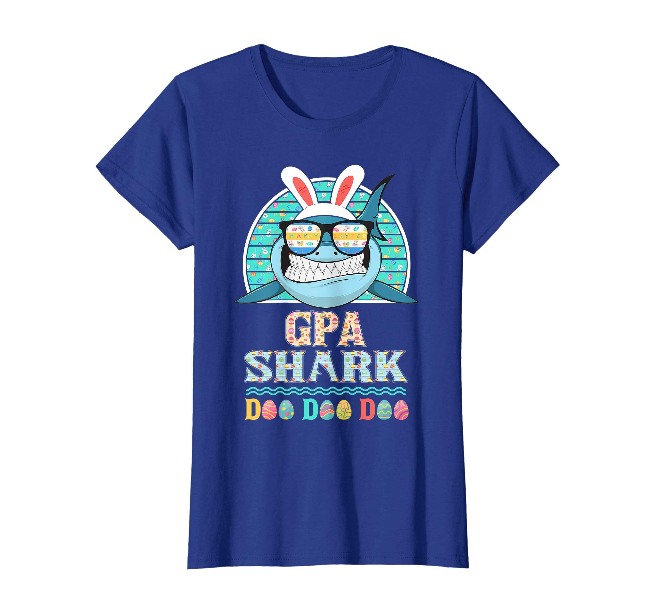 Funny Gpa Shark Happy Easter Day Gift Family Shirt