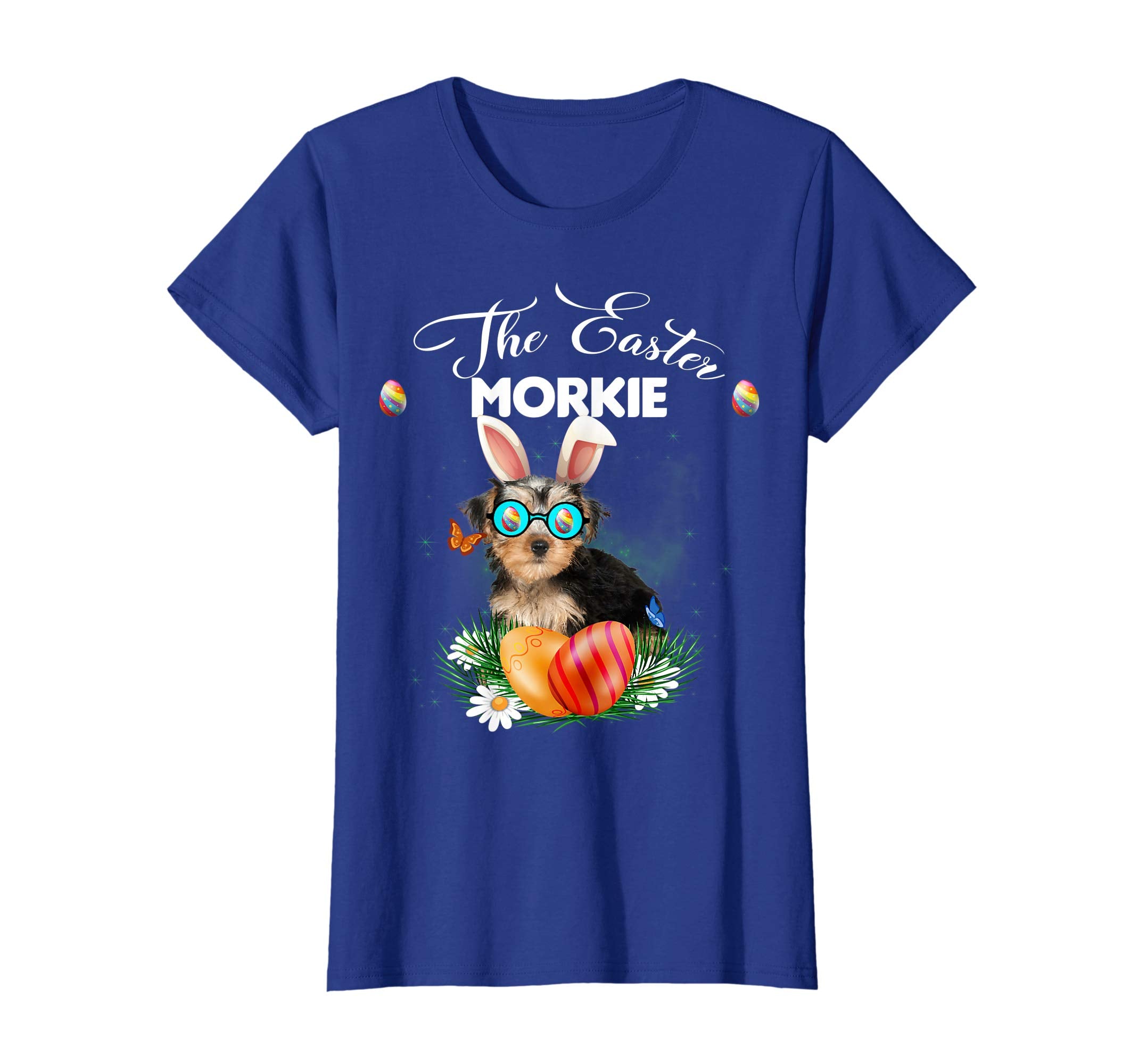 Morkie Bunny Easter Day Dog Gifts T-Shirt
