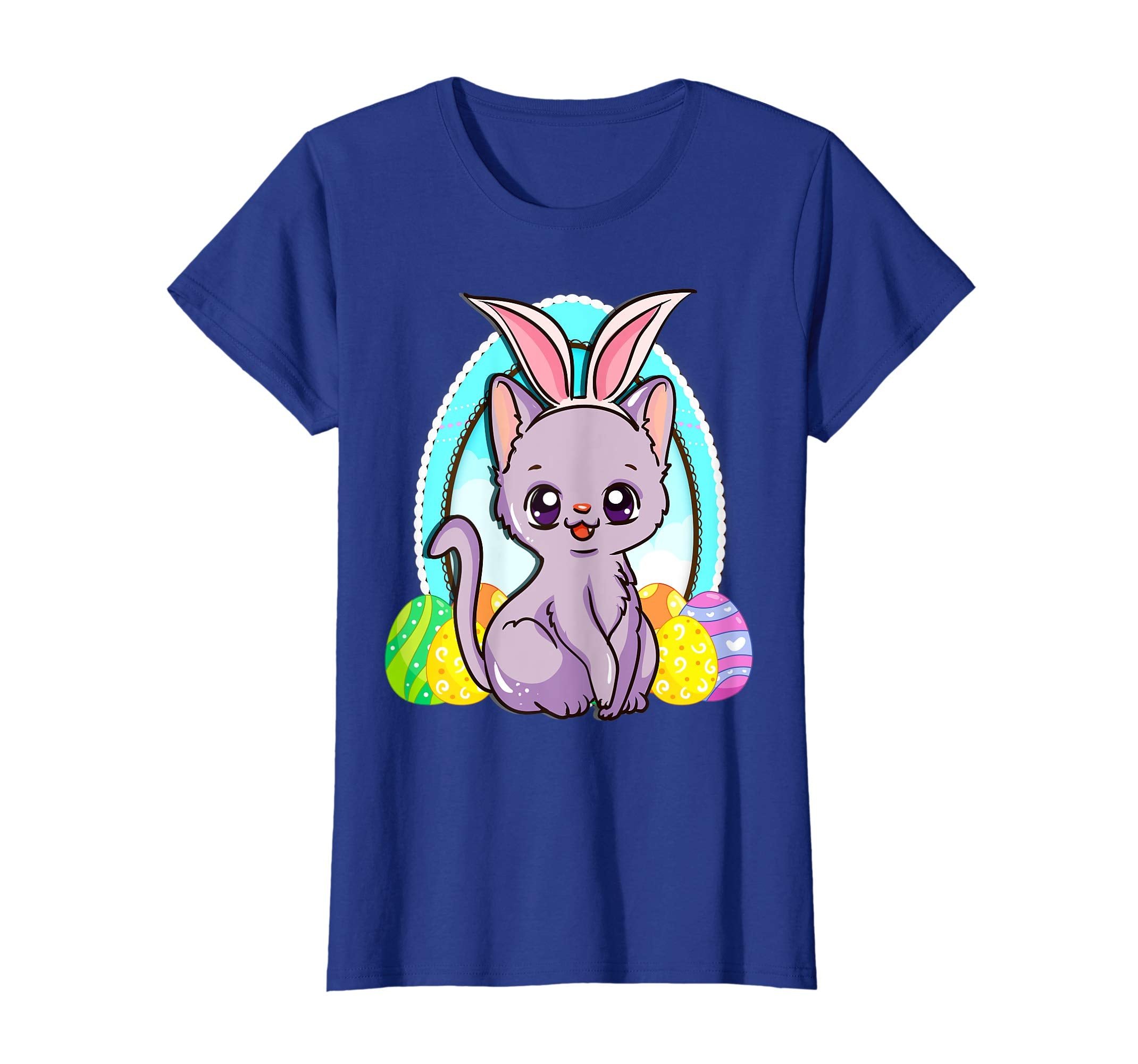 Easter Day Shirt Women Kitten Lover Gifts