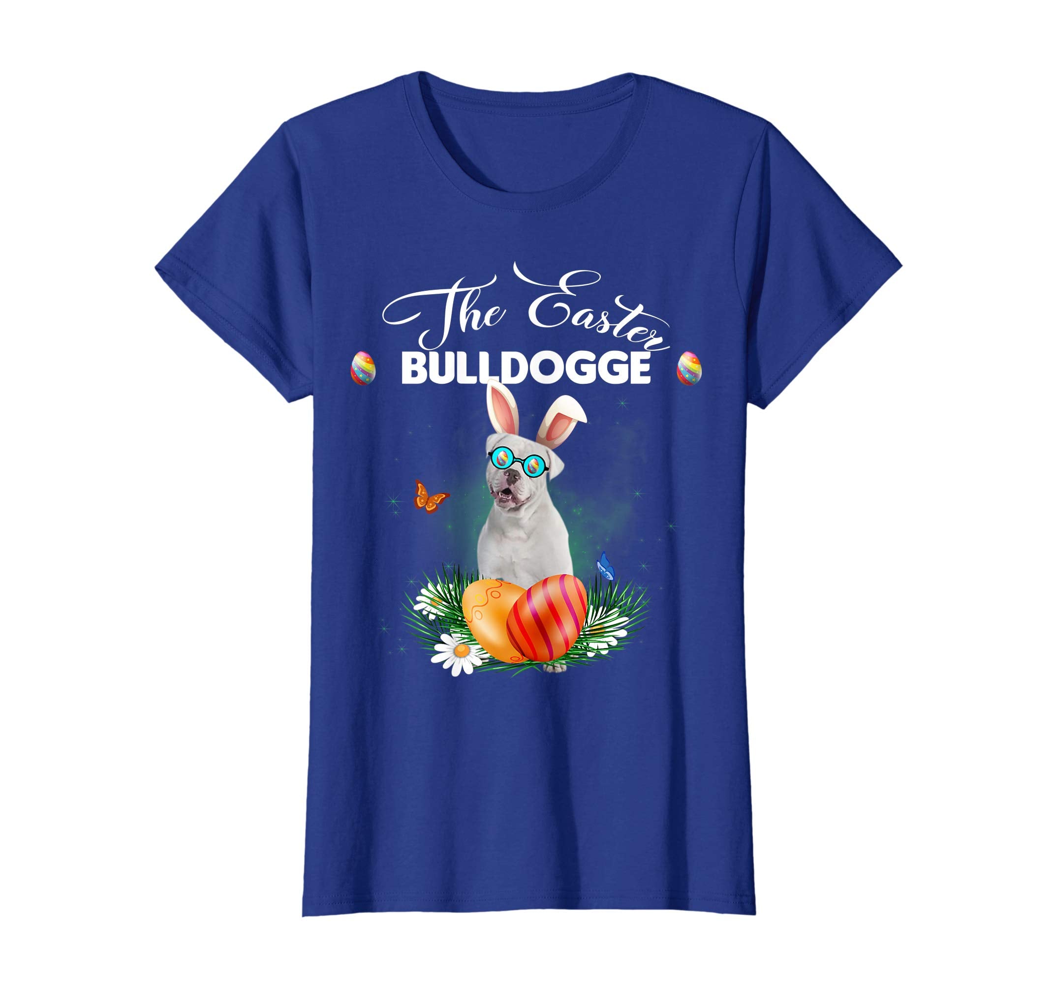 Bulldogge Bunny Easter Day Dog Gifts T-Shirt