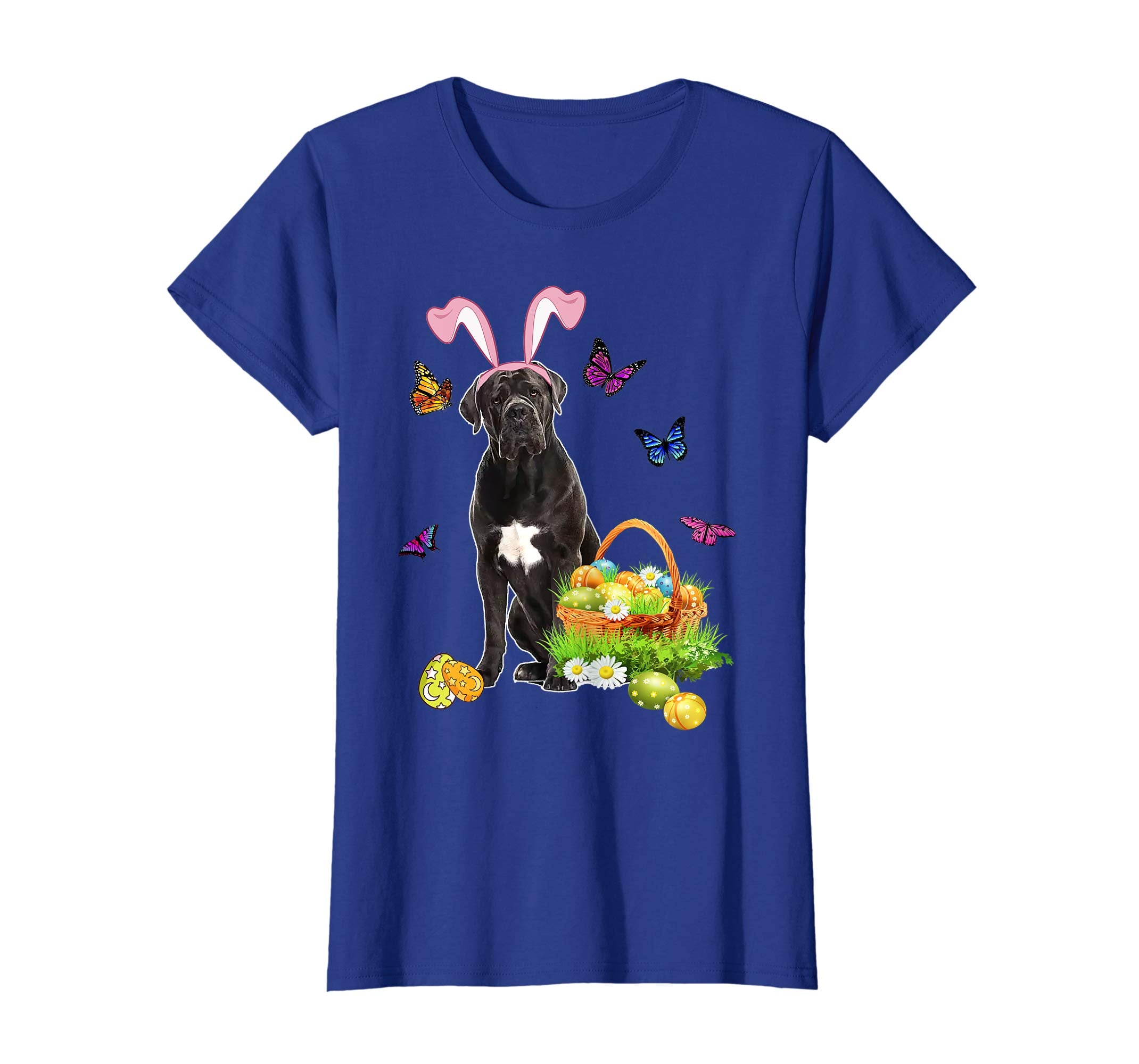 Cane Corso Bunny Hat Rabbit Easter Eggs T-Shirt