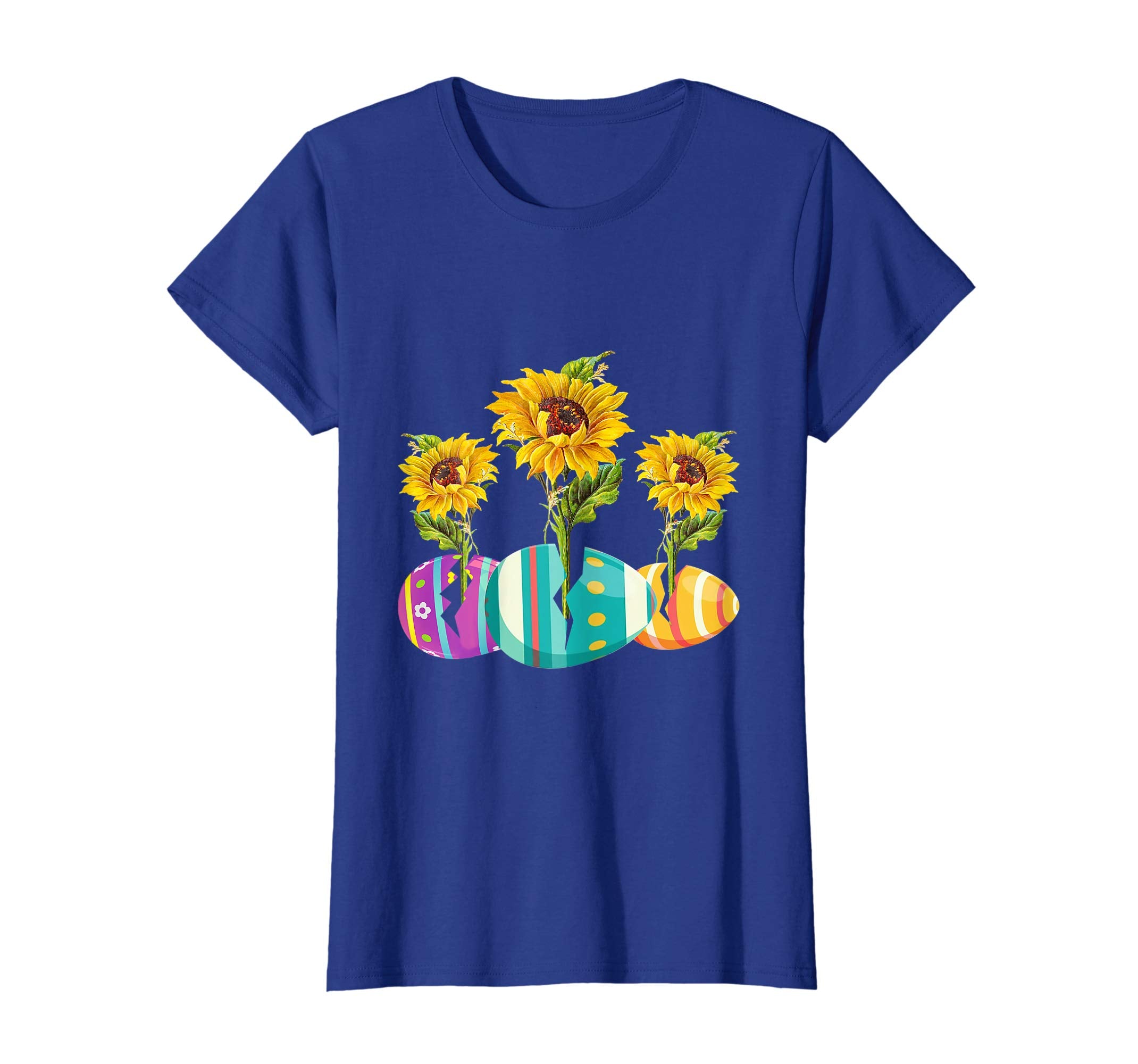 Happy Easter Eggs Sunflower Gift T-Shirt