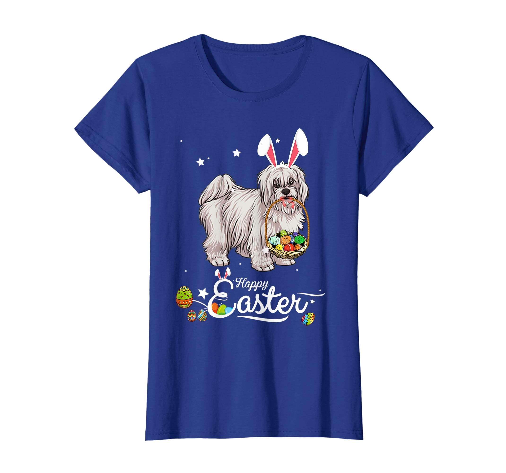 Coton De Tulear Dog With Bunny Hat Easter Costume T Shirt
