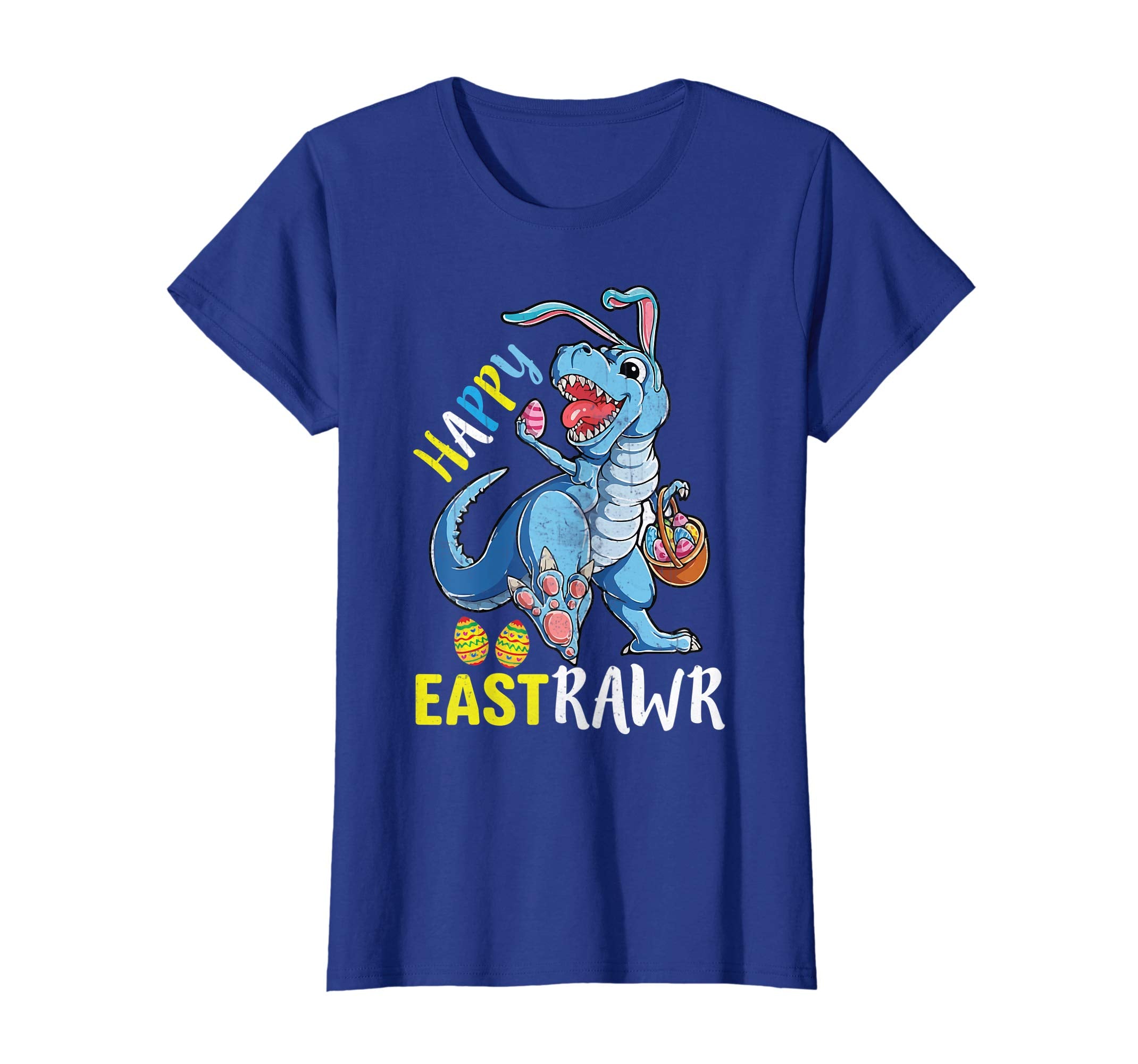 Happy Eastrawr T Rex Dinosaur Easter Bunny Egg Shirt
