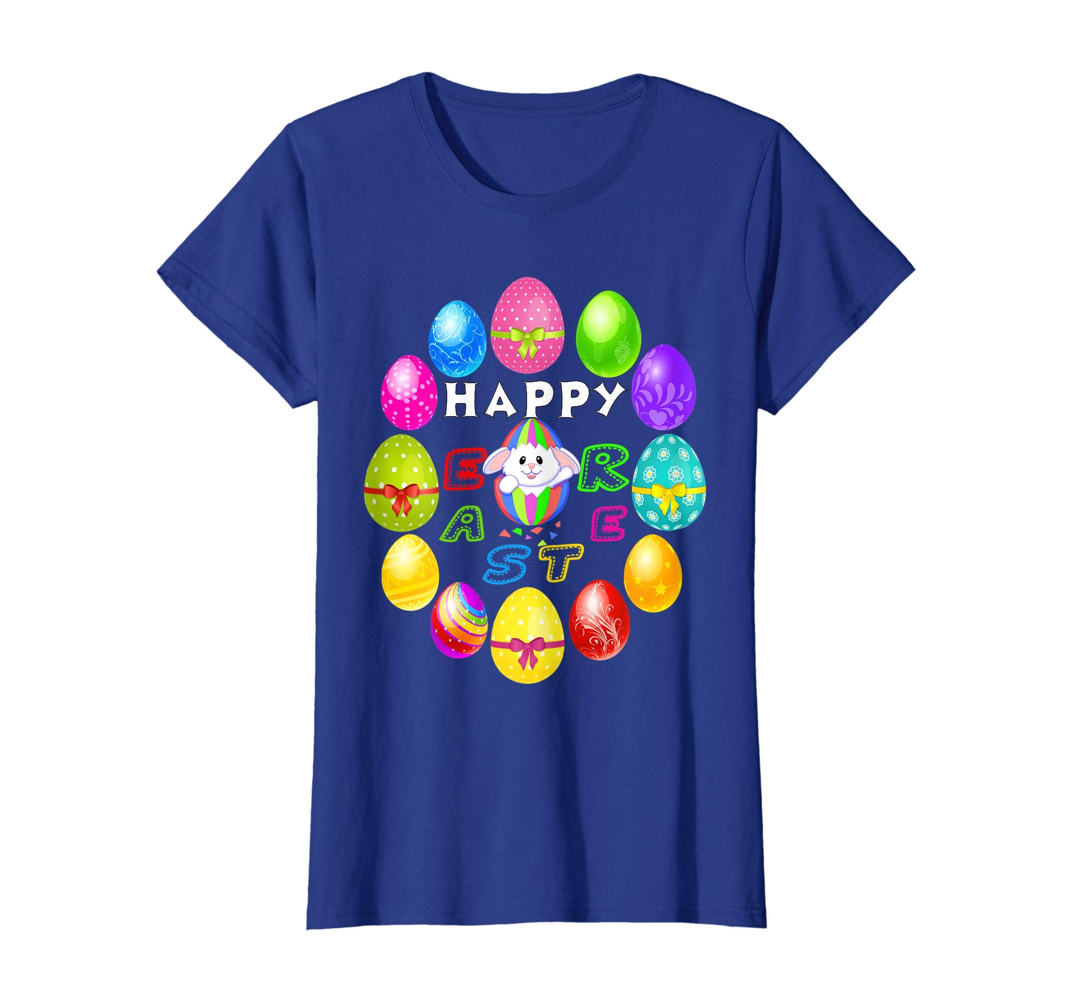 Easter Day T Shirt Funny Easter Bunny Color Egg T-Shirt