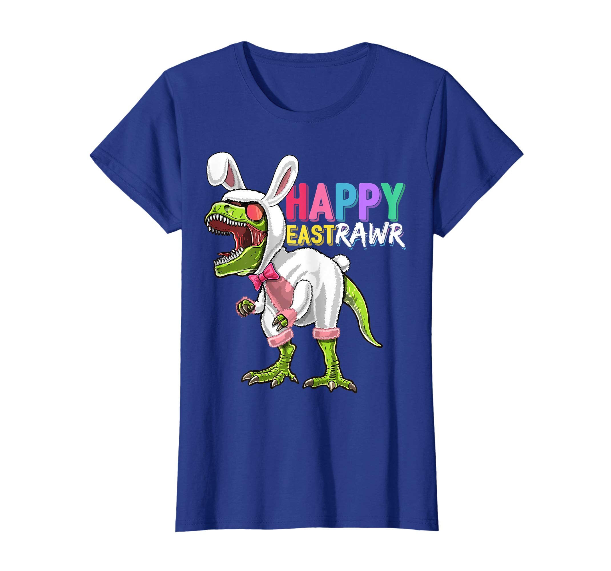 Happy Eastrawr T Rex Dinosaur Easter Bunny Costume Shirt Kid