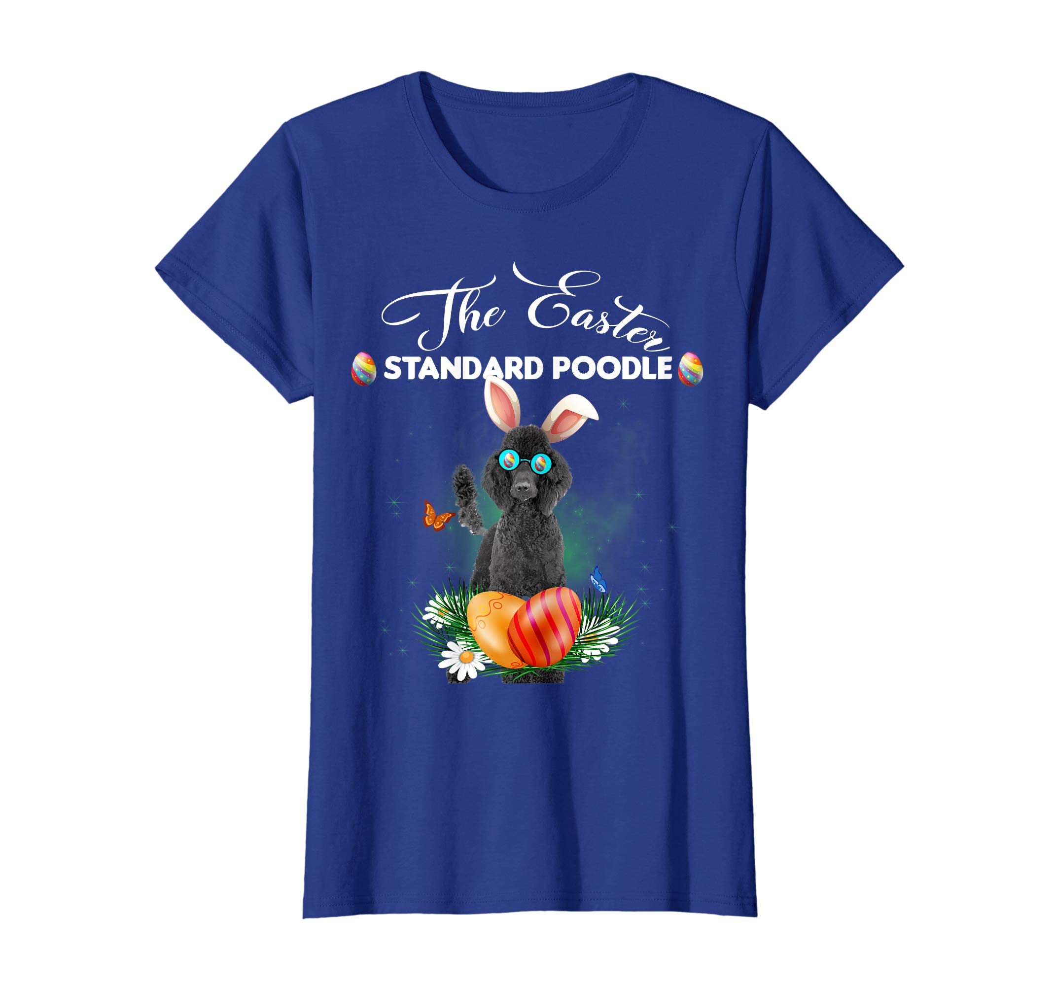 Standard Poodle Bunny Easter Day Dog Gifts T-Shirt